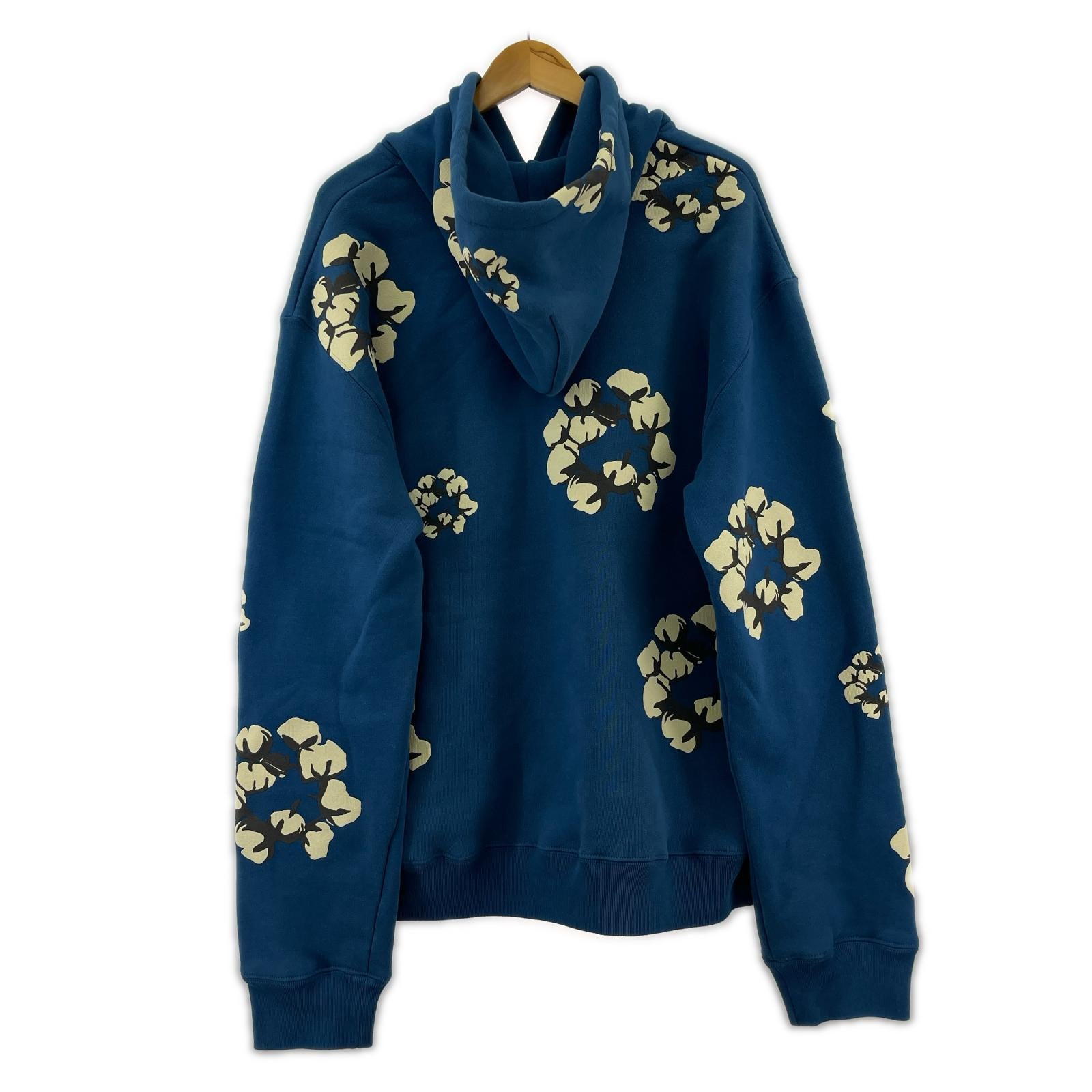 パーカー DENIM TEARS Cactus Wreath Hoodie XL BLU