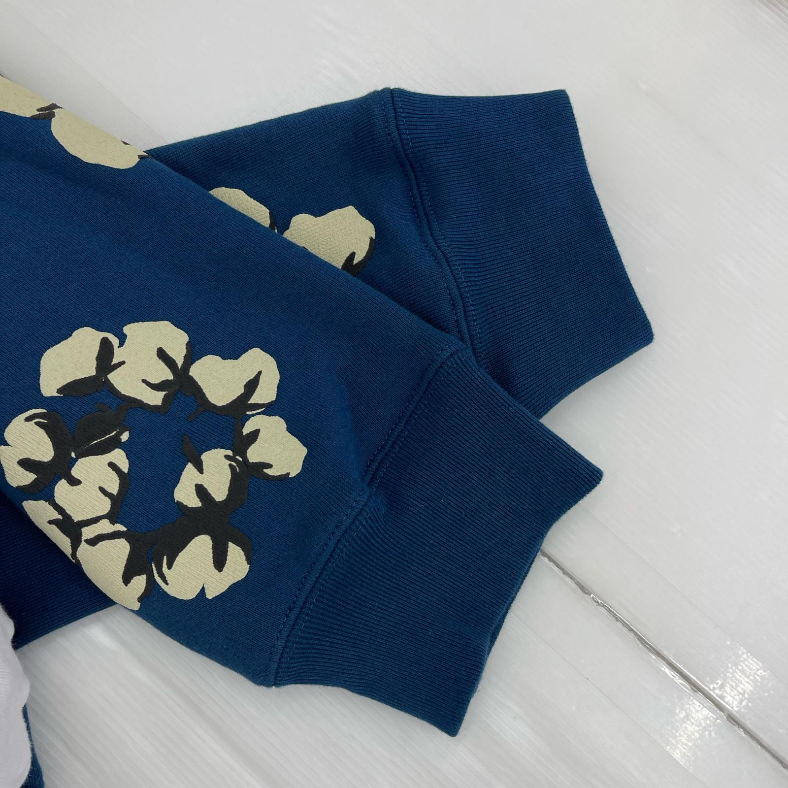 パーカー DENIM TEARS Cactus Wreath Hoodie XL BLU