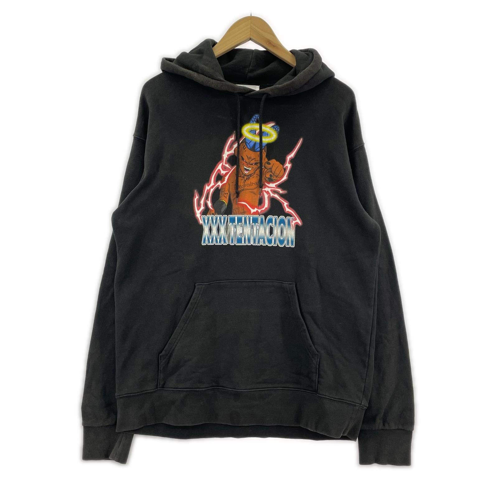 パーカー PLUG テンタシオン 魔人ブウ 黒 (XL) ブラック