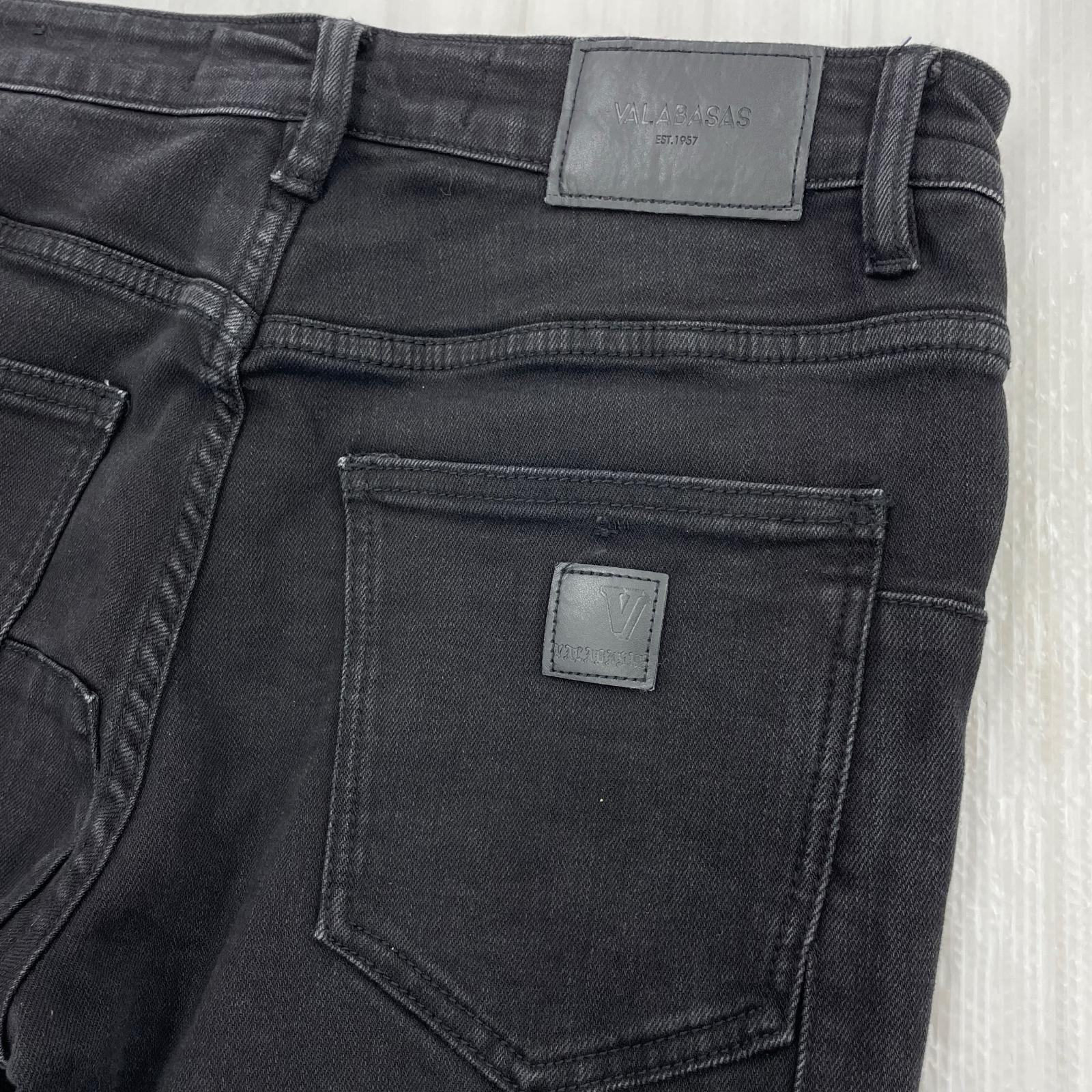 パンツ VALABASAS ﾊﾟｯﾁﾜｰｸﾃﾞﾆﾑﾊﾟﾝﾂ 黒 (30) ブラック