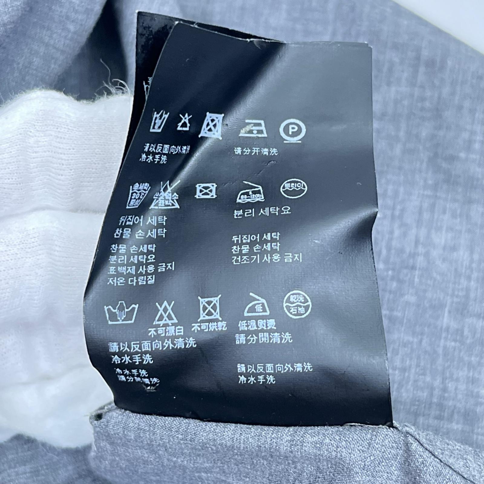 長袖シャツ グレー
