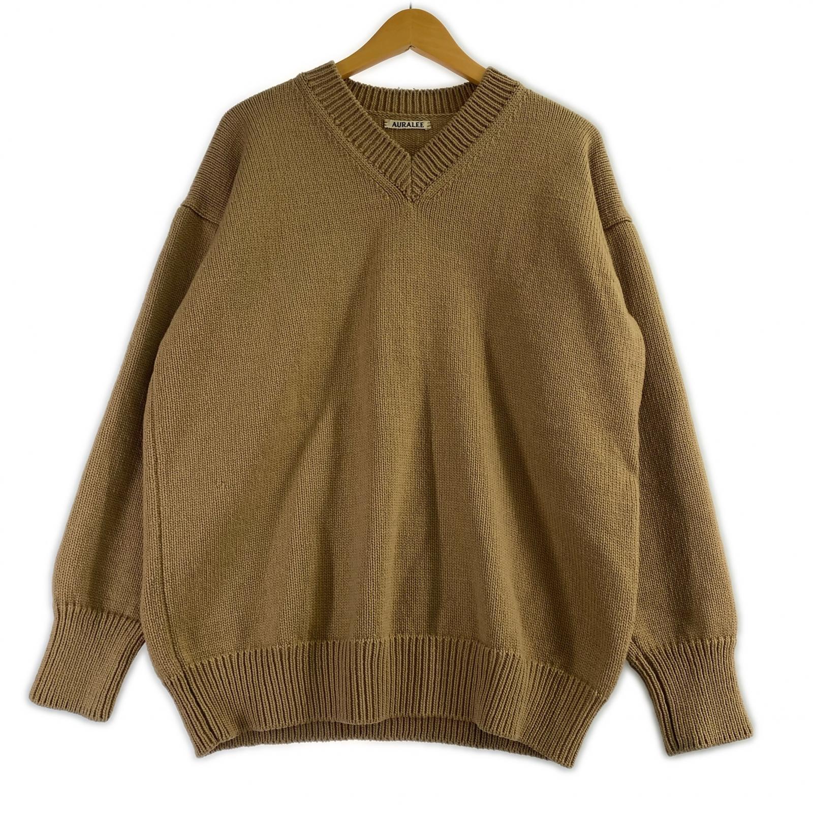 ニット 18AW FELT WOOL YARN KNIT ベージュ