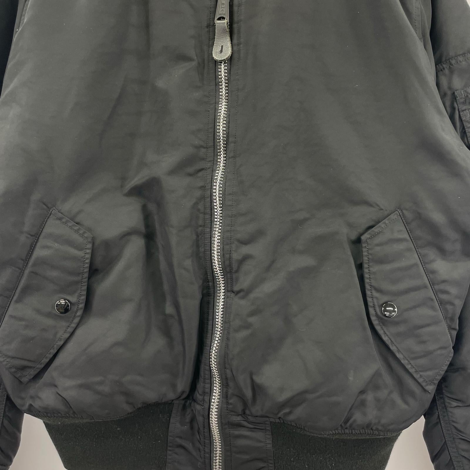 ジャケット ALPHA MA-1/BLK M