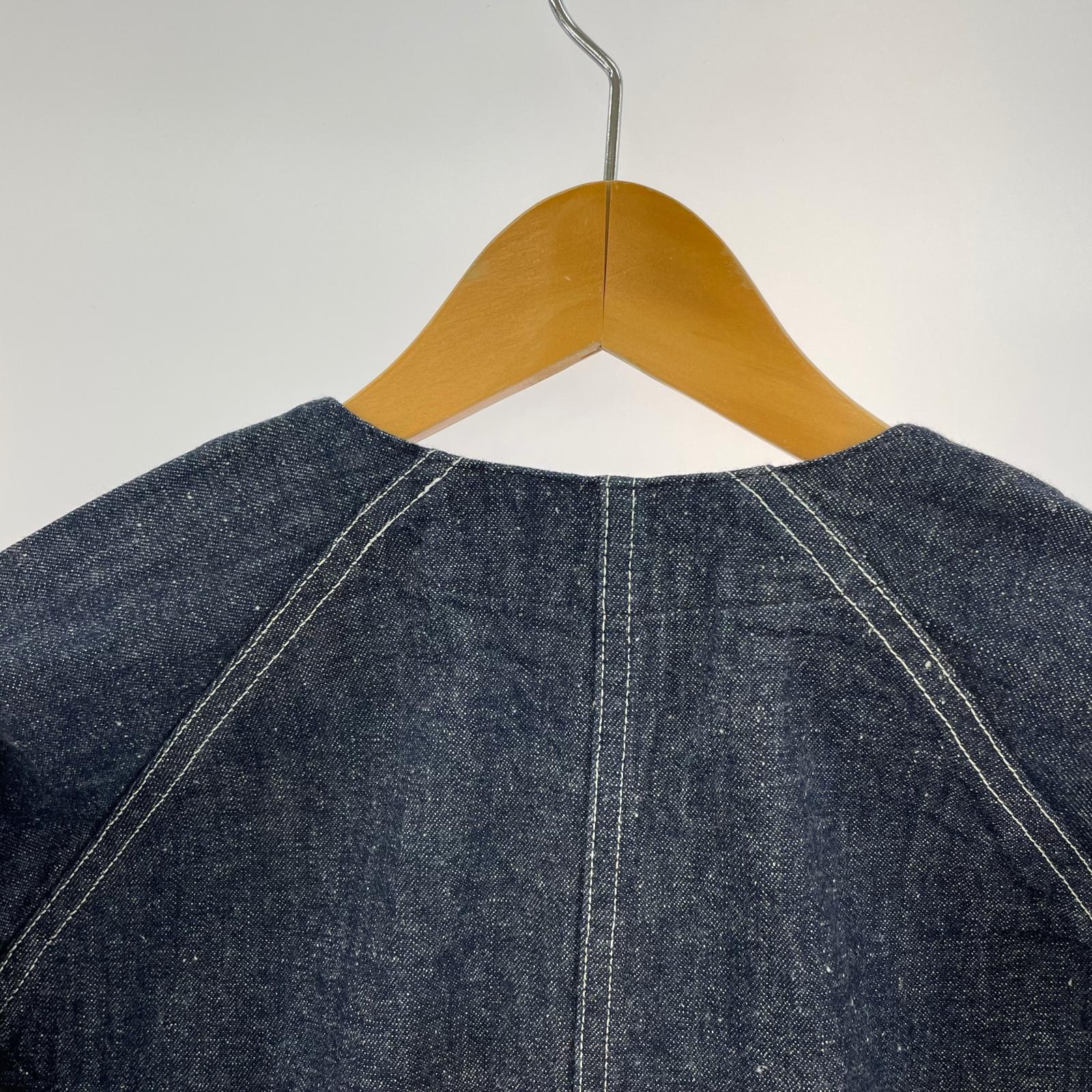 デニムジャケット WEST RIDE ENGINEER WW2 COVERALL DENIM 38 38 ネイビー