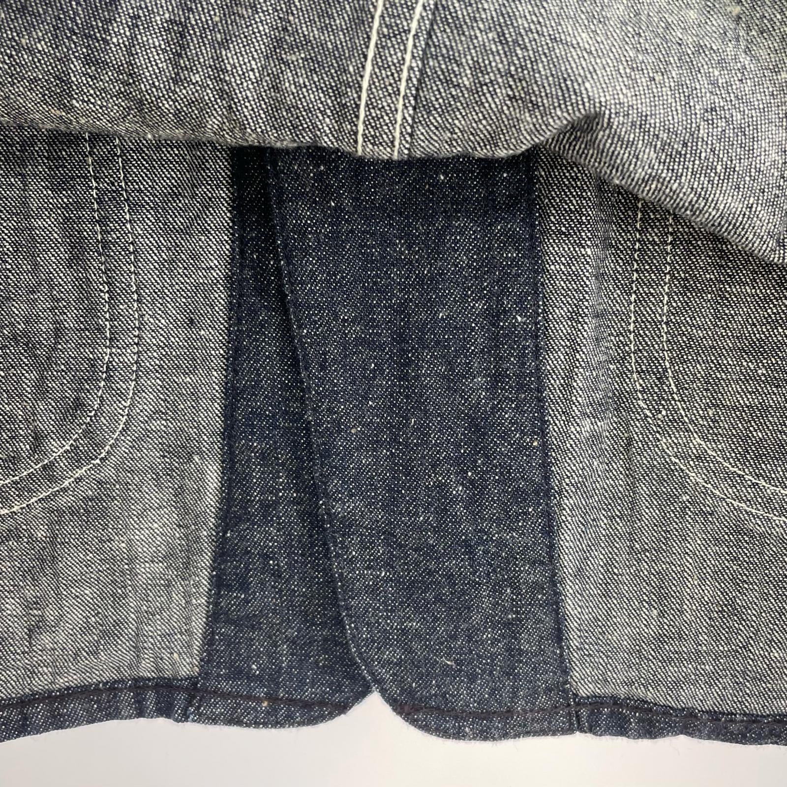 デニムジャケット WEST RIDE ENGINEER WW2 COVERALL DENIM 38 38 ネイビー