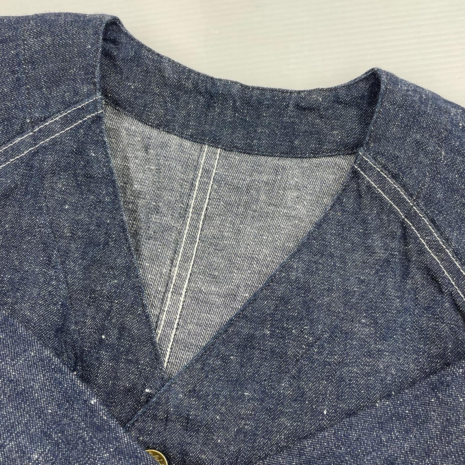 デニムジャケット WEST RIDE ENGINEER WW2 COVERALL DENIM 38 38 ネイビー