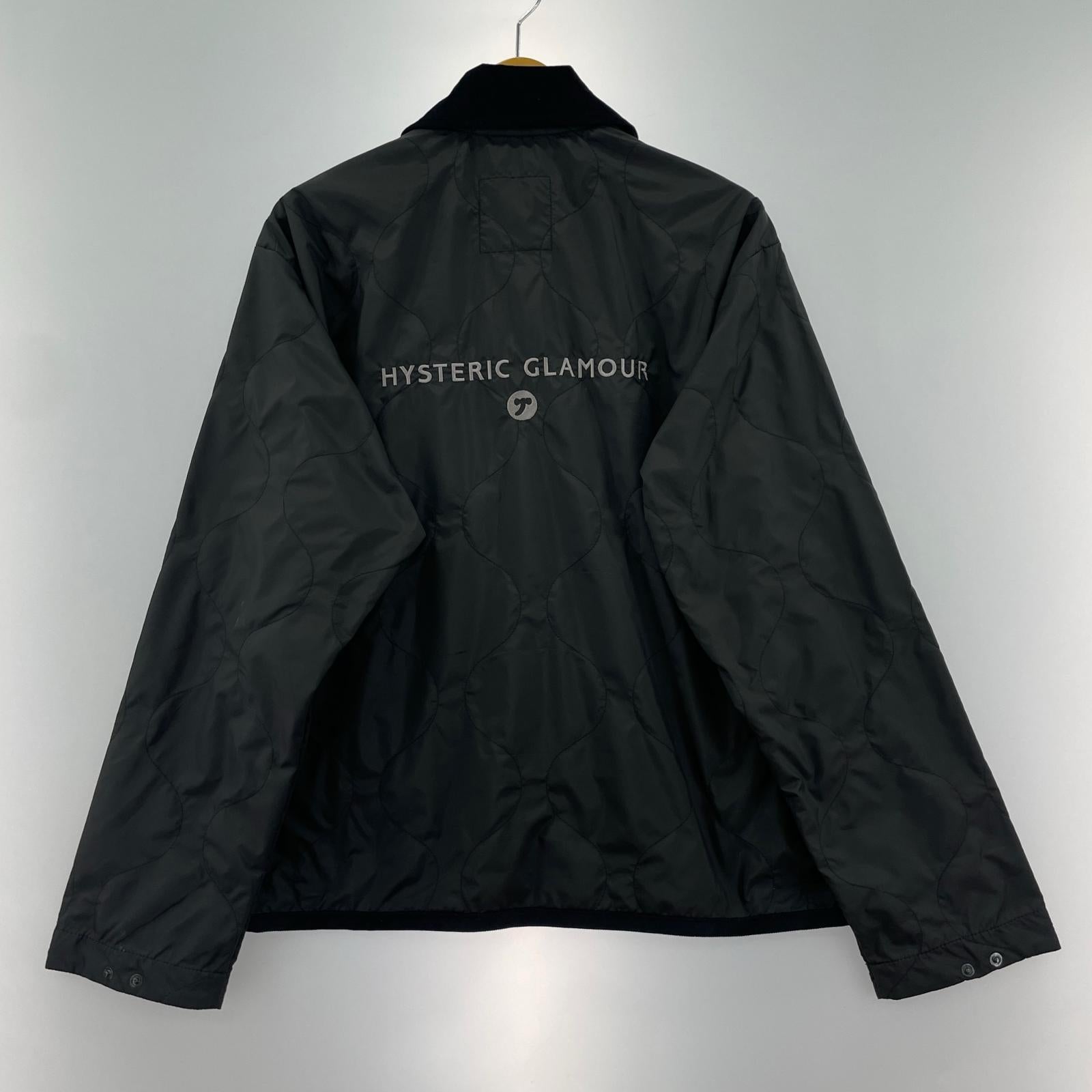 ジャケット ×HYSTEIC GLAMOUR キルティング 黒 M M ブラック