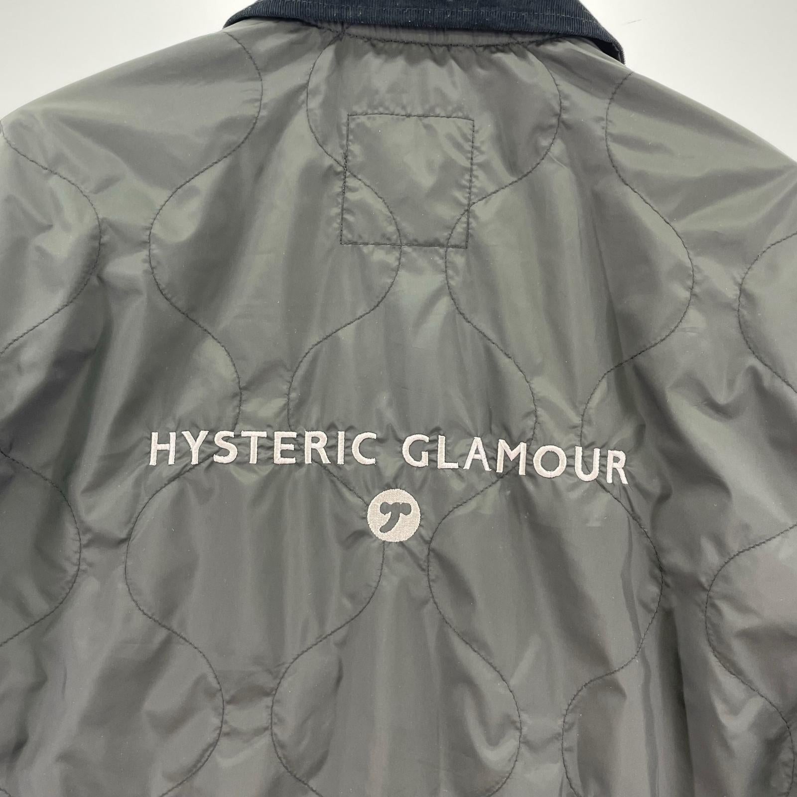ジャケット ×HYSTEIC GLAMOUR キルティング 黒 M M ブラック
