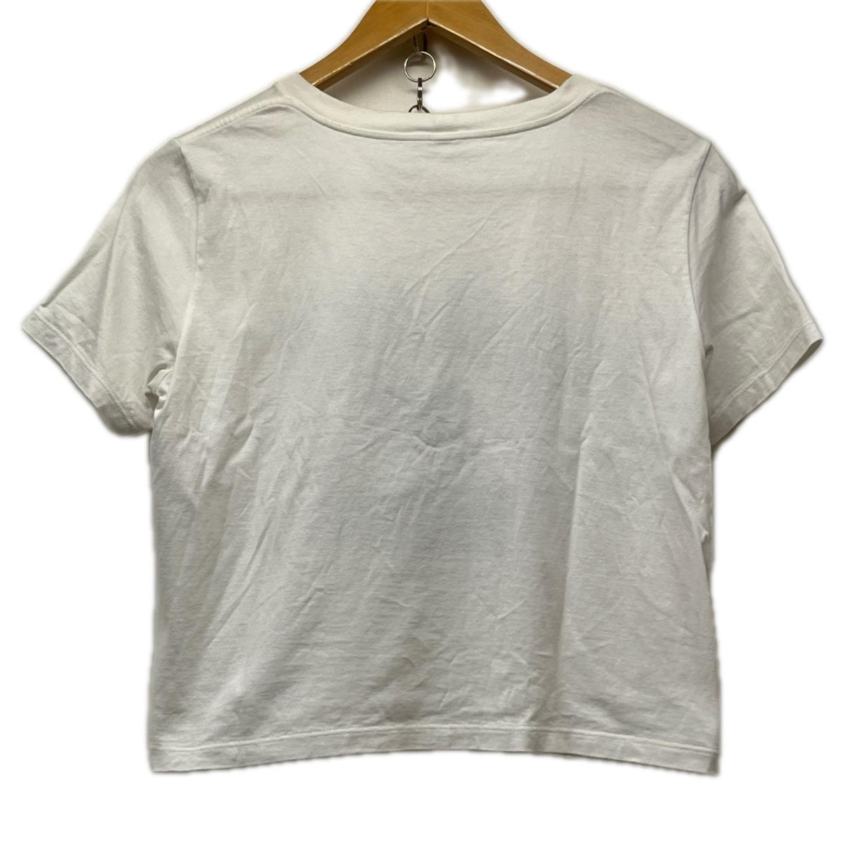 トリオンフ ロゴ ショート丈 Tシャツ M 白 M