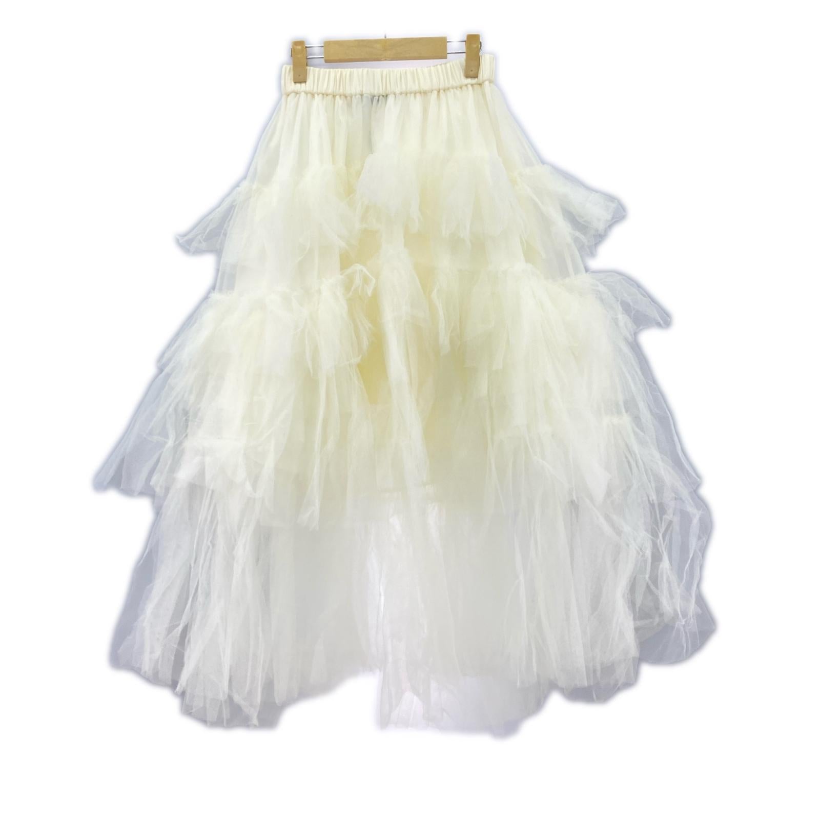 ロングスカート Simone Rocha チュール スカート 白 ホワイト