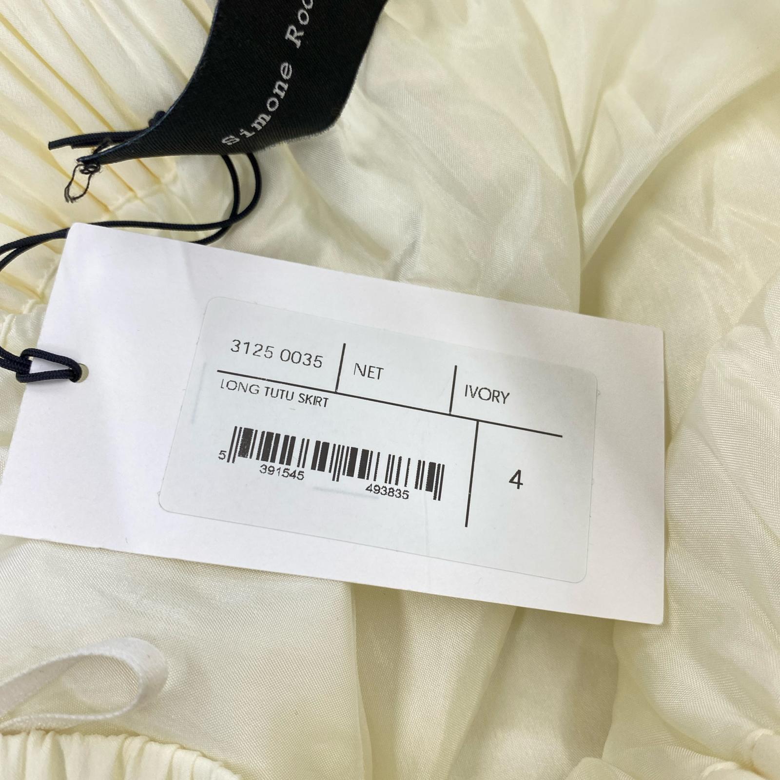 ロングスカート Simone Rocha チュール スカート 白 ホワイト