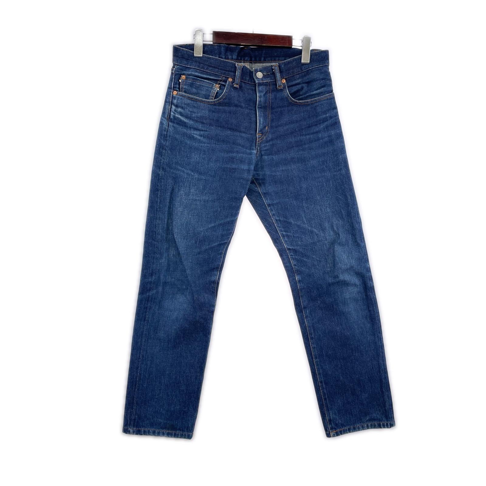 デニムパンツ 児島ジーンズ W31 デニム 31 ネイビー