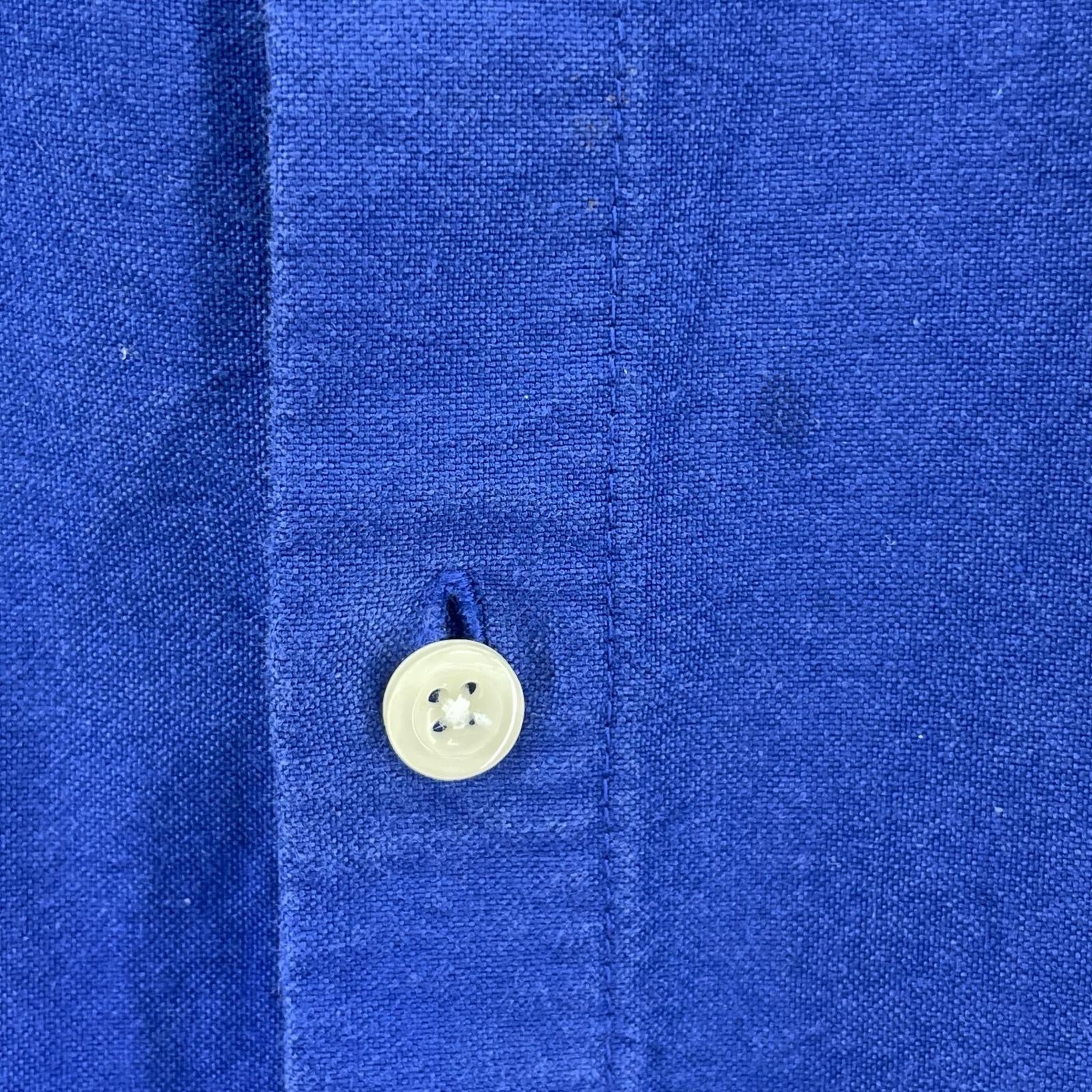 長袖シャツ L/S コットン ボーリングシャツ ブルー M ブルー