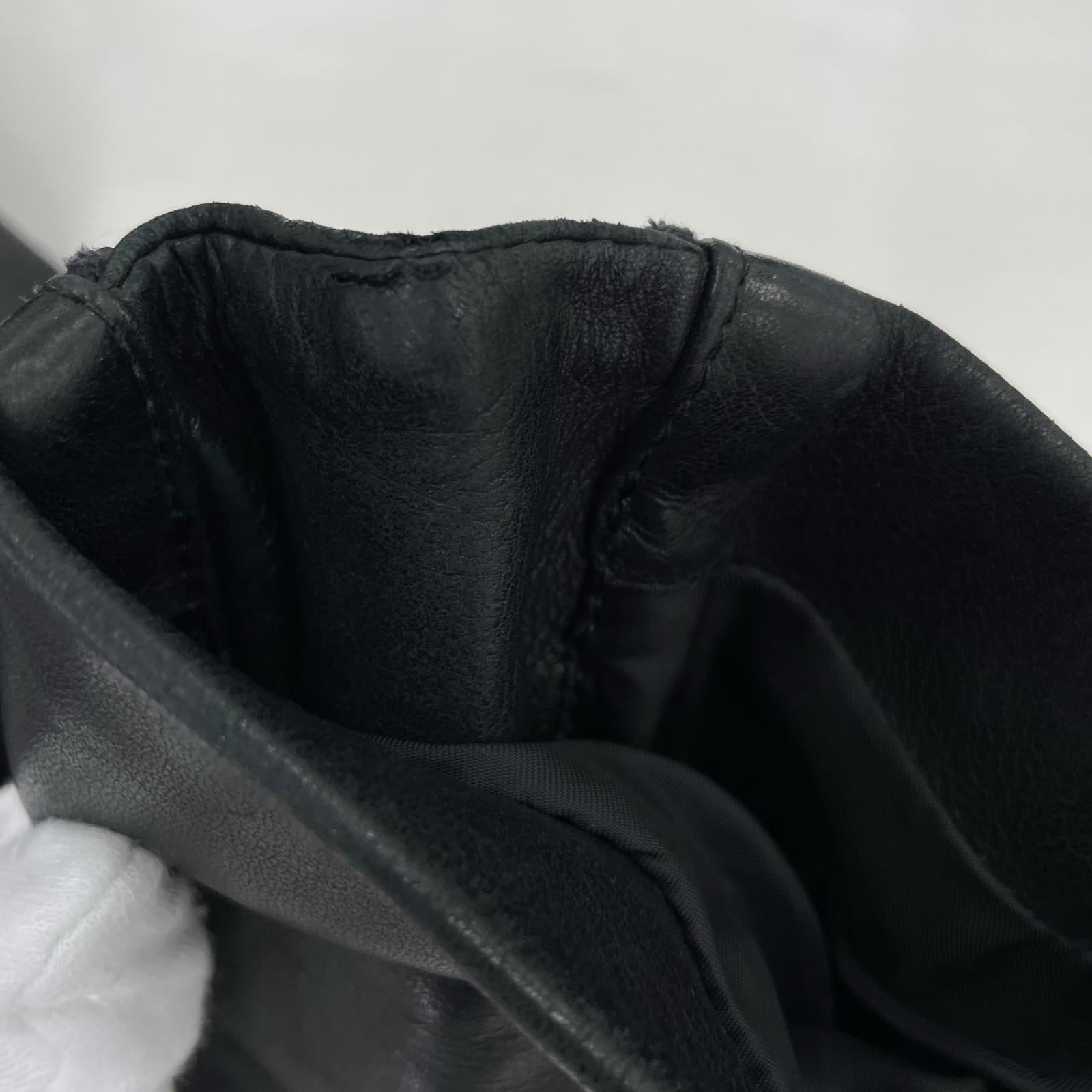 ジャケット MAISON MARGIELA 13AW 5ZIPライダース ハノ字ライダース 44 ブラック 44 ブラック