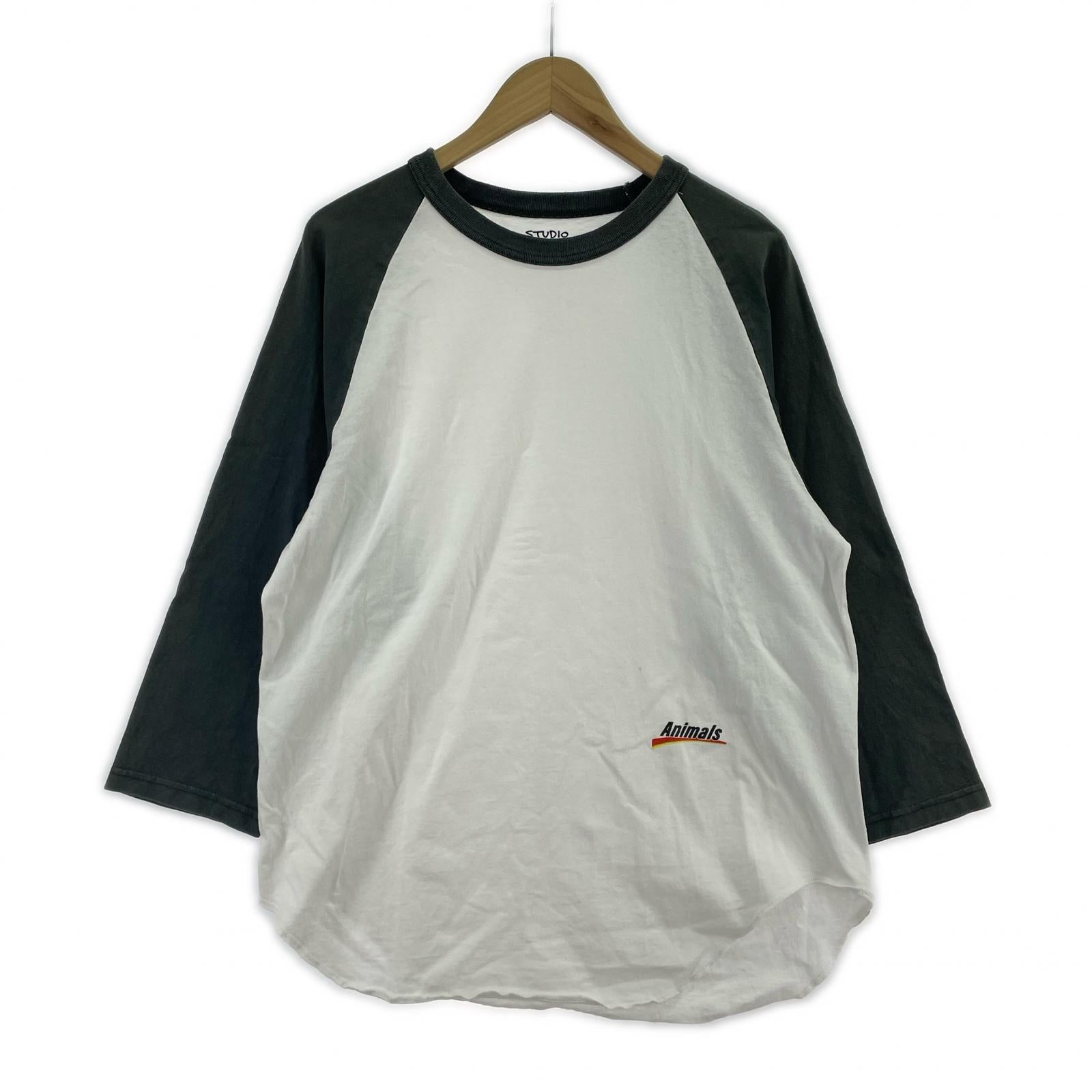 長袖Ｔシャツ AP STUDIO STUDIO WEAREALLANIMALS/ラグラン ホワイト