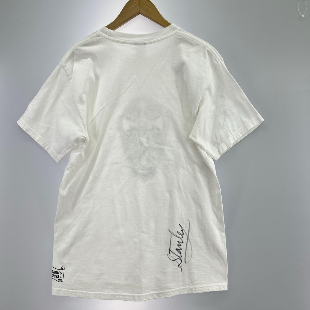 半袖Ｔシャツ STANLEY GUESS ﾌﾟﾘﾝﾄ TEE WHITE ホワイト