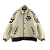 ジャケット WEST INDIES SHARKS レザージャケット 3XL ホワイト
