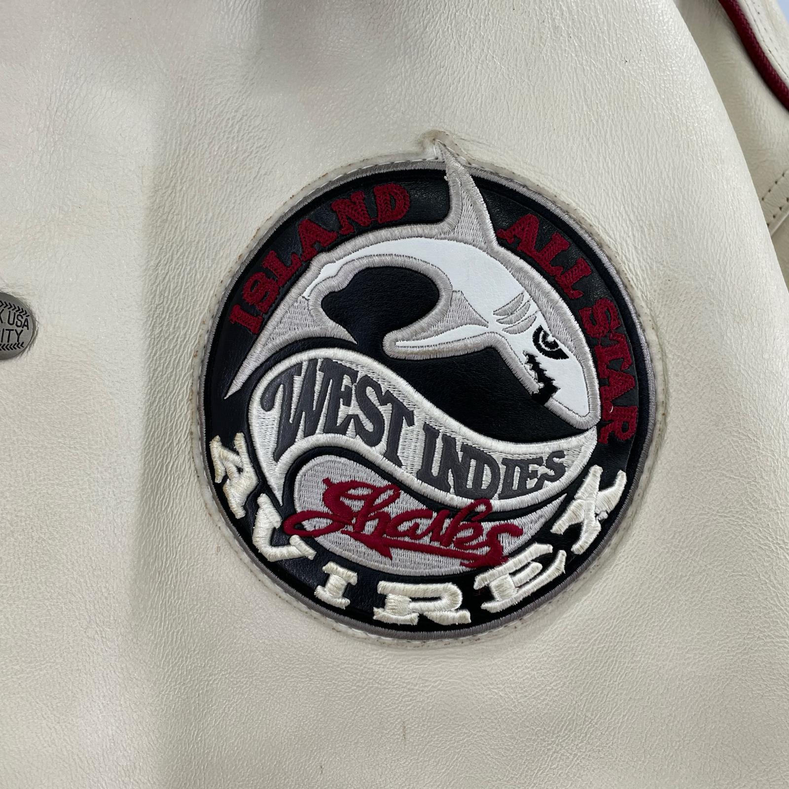 ジャケット WEST INDIES SHARKS レザージャケット 3XL ホワイト