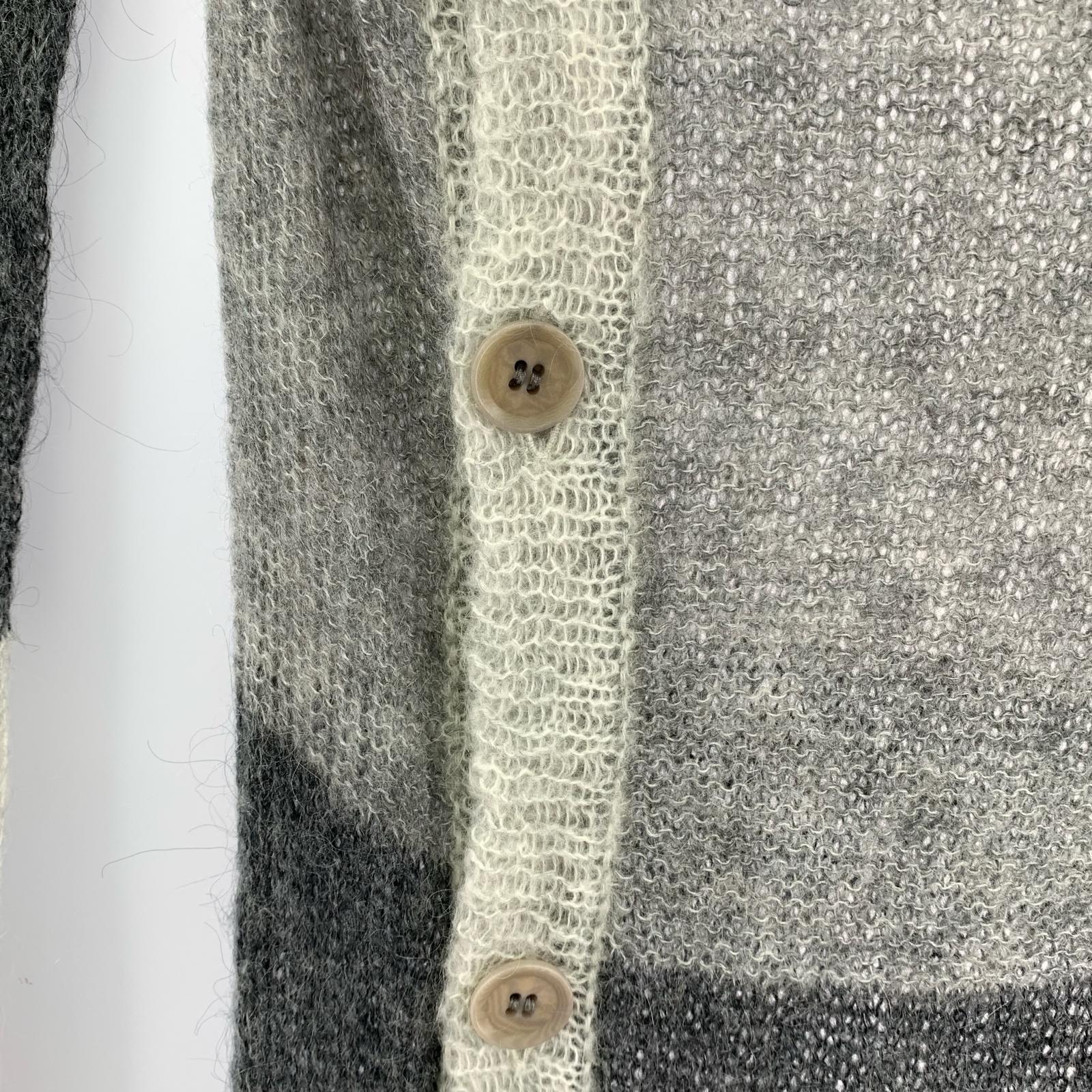 カーディガン 2012ss ボーダー グレー　（S）