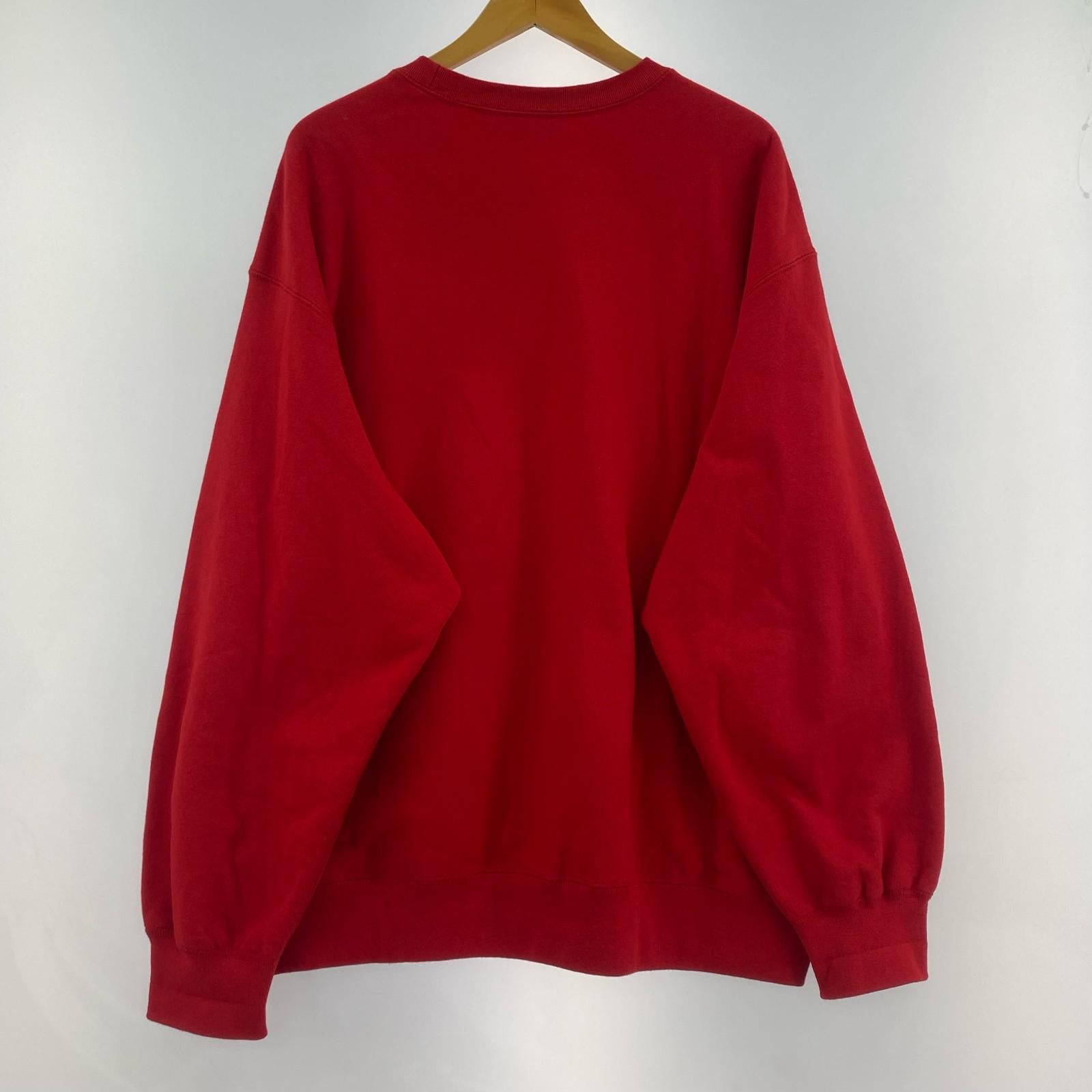 スウェット seoul small logo hoodie L レッド