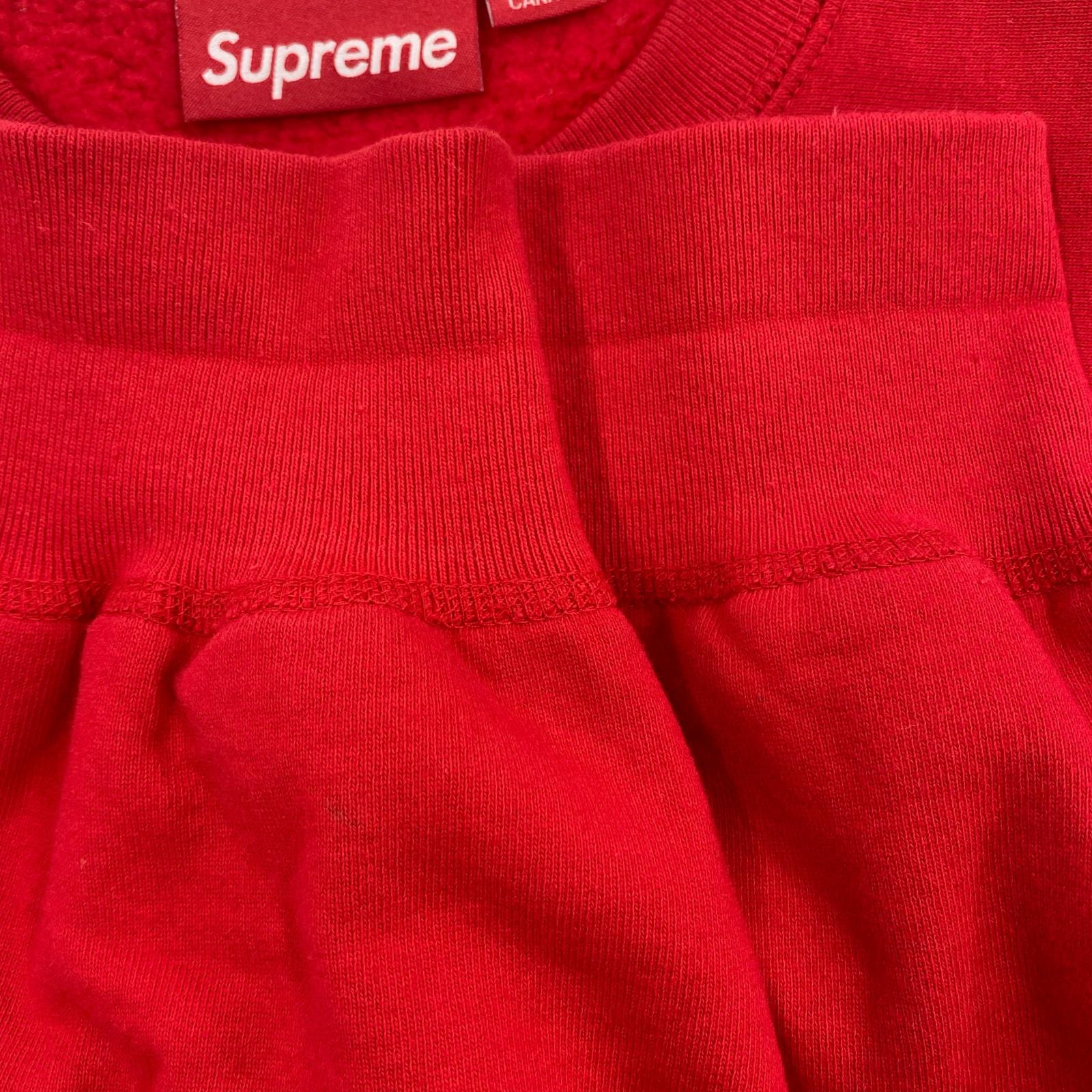 スウェット seoul small logo hoodie L レッド