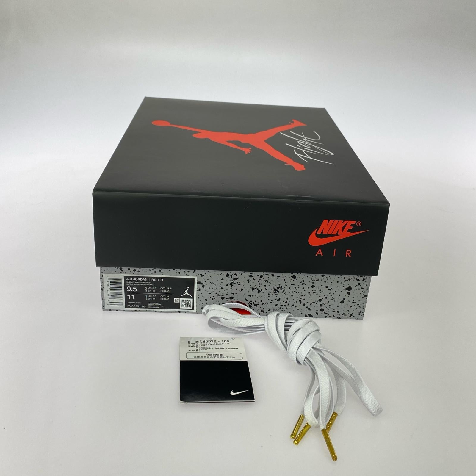 スニーカー Air Jordan 4 Retro（27.5） 27.5cm (US9 1/2 UK9 EU45) ホワイト