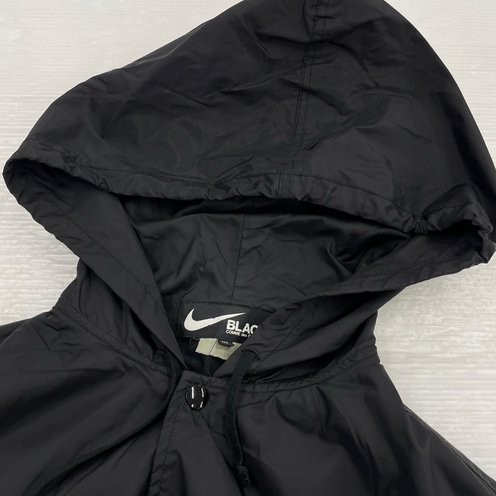 ジャケット ×NIKE NAYLON TAFFETA HOODIE JACKET ブラック