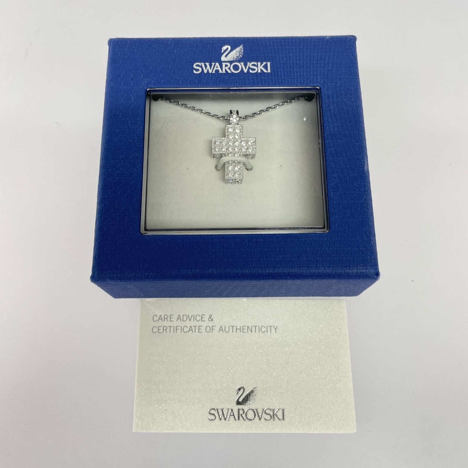 ネックレス SWAROVSKI クロストップネックレス