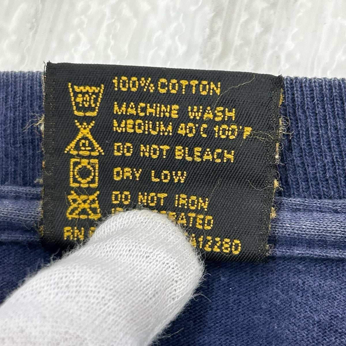 半袖Ｔシャツ BROCKUM ストーンズ Ｌ L ネイビー