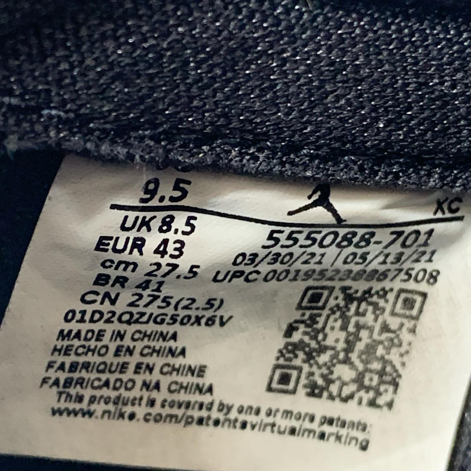 スニーカー AIR JORDAN 1 RETRO HIGH OG（27.5） 27.5cm (US9 1/2 UK9 EU45)