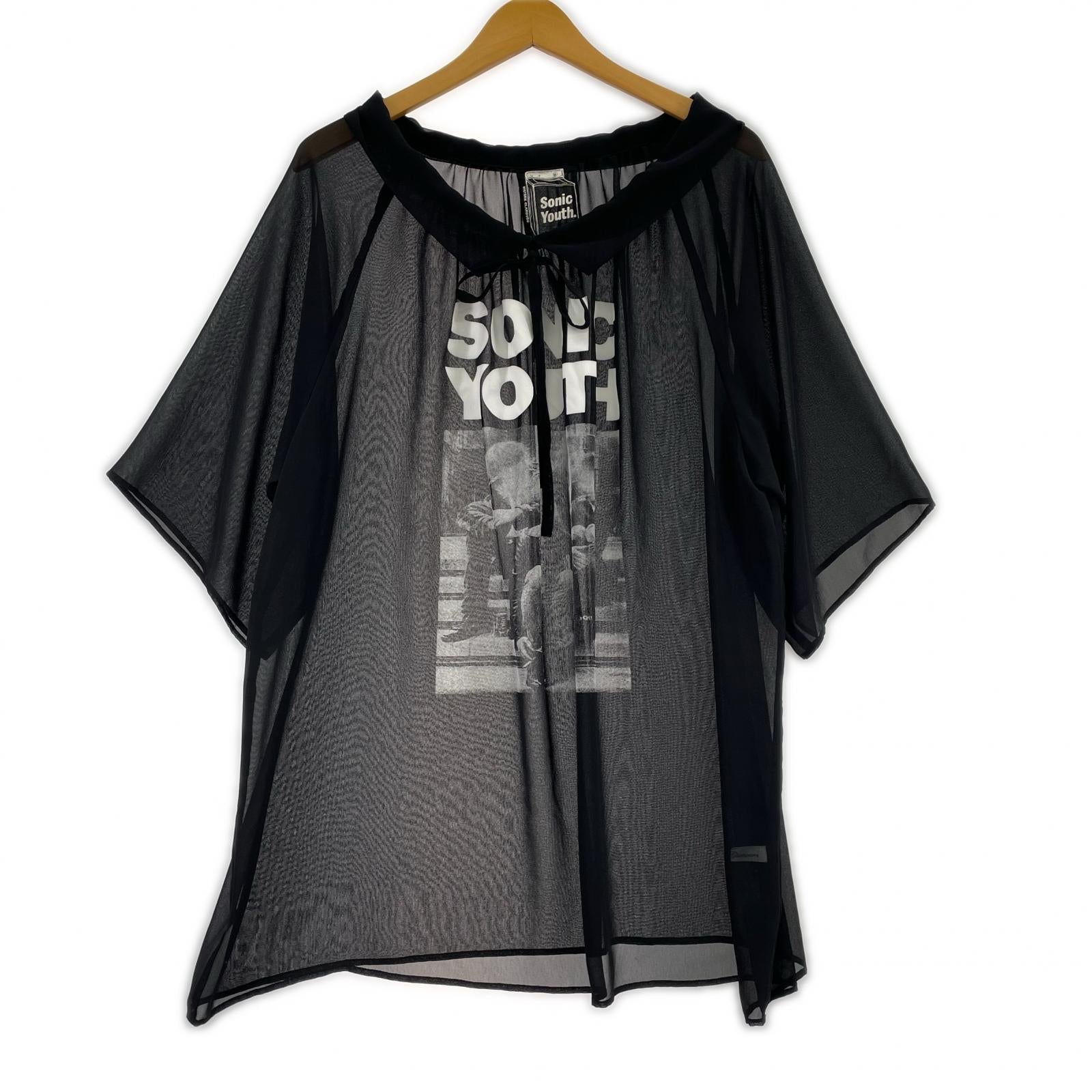 半袖Ｔシャツ SONIC YOUTH HERE WHEREブラウス(F)黒 フリー ブラック