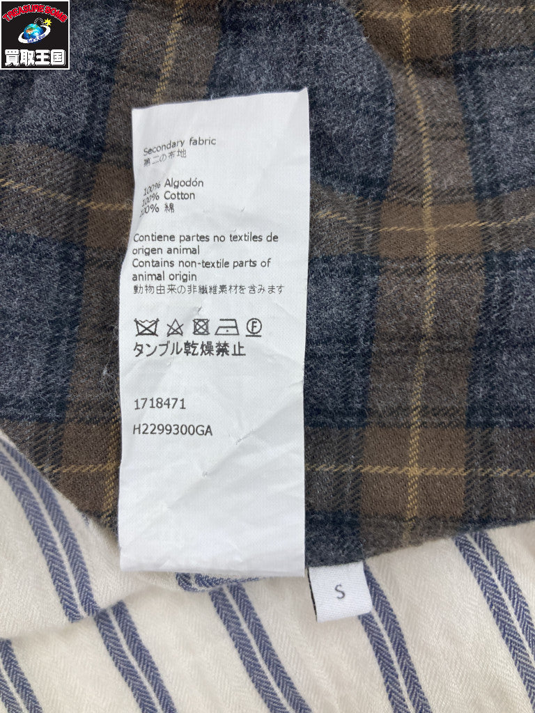 19AW アシンメトリー ロングシャツ