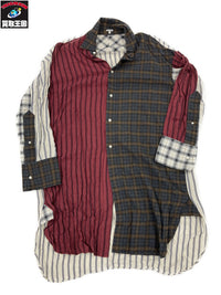 19AW アシンメトリー ロングシャツ