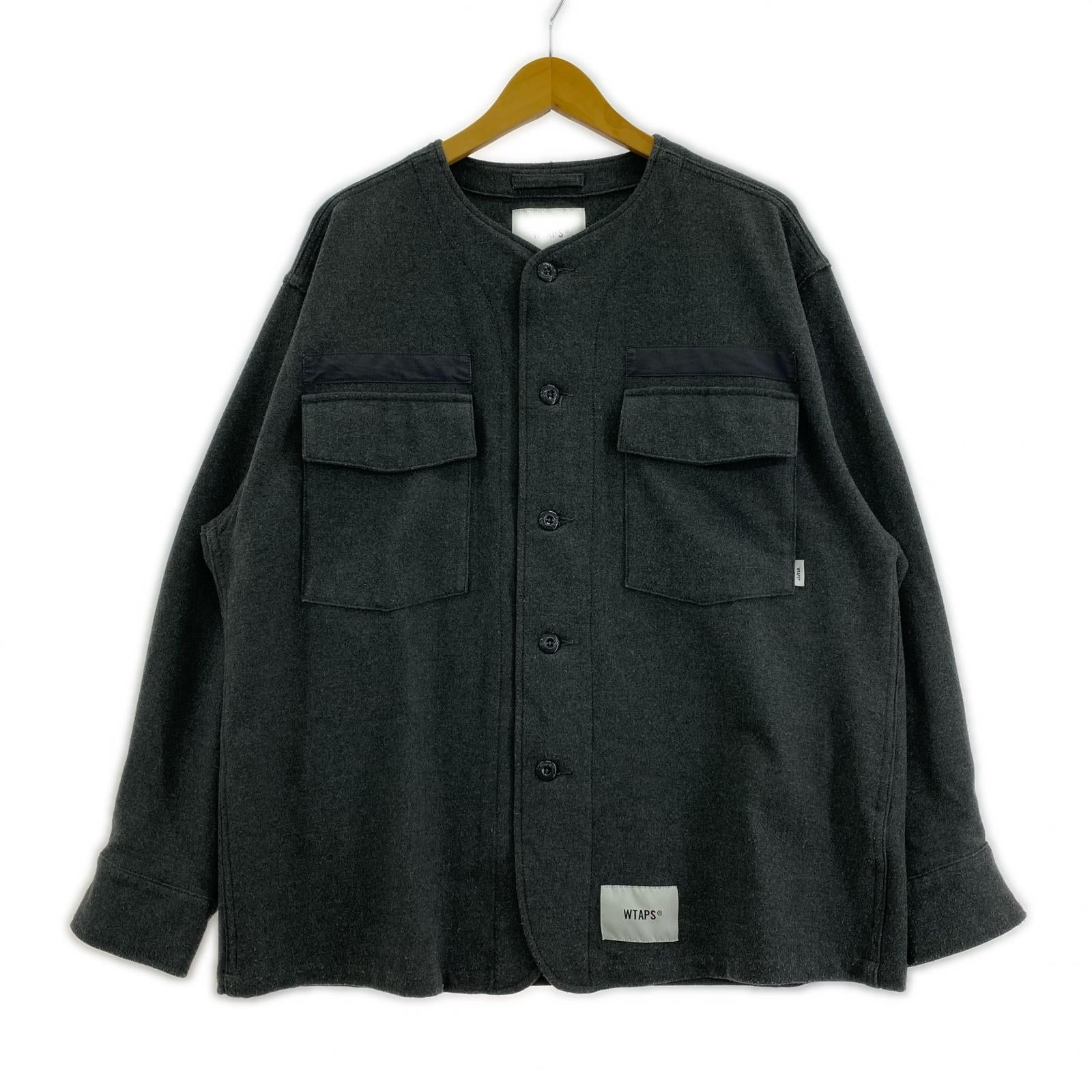 長袖シャツ 長袖シャツ 222WVDT-SHM04 1 グレー