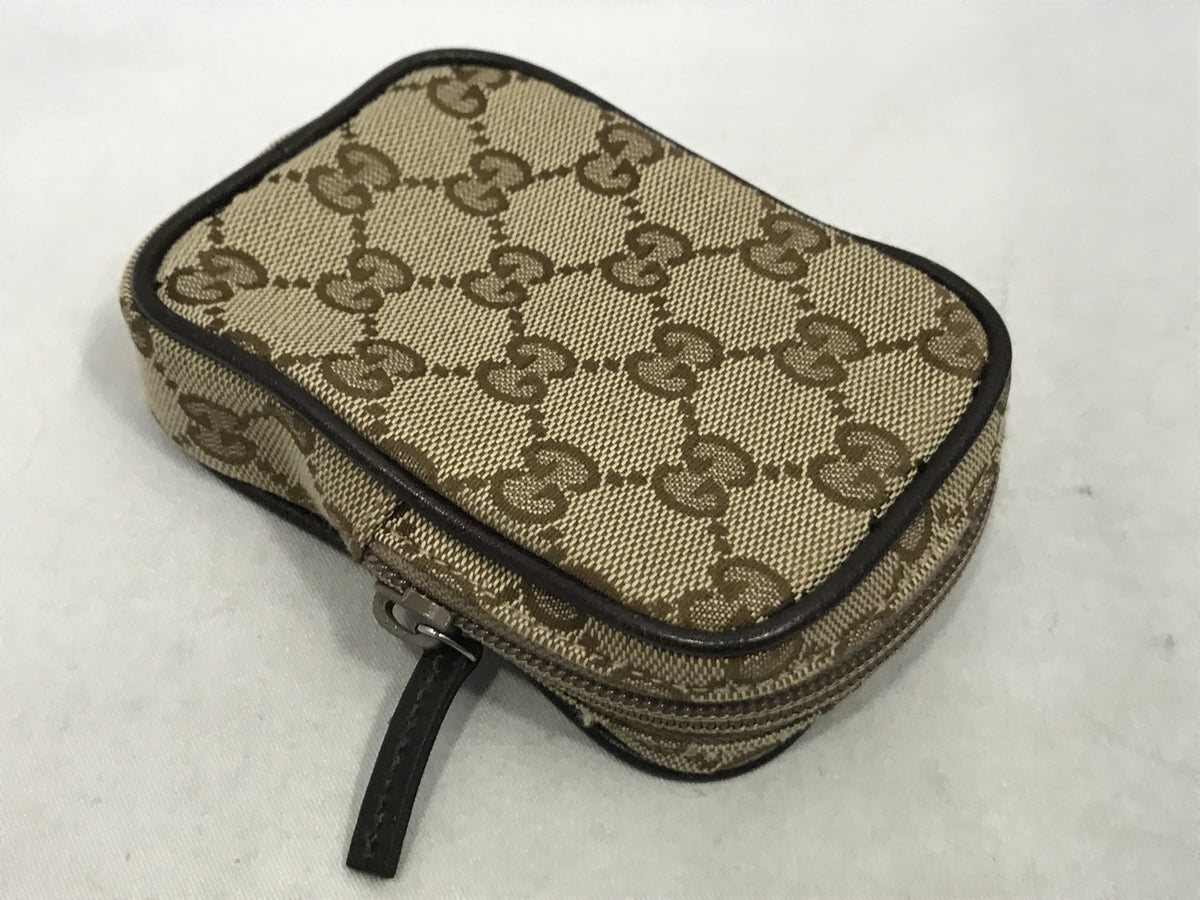GUCCI GGキャンバス シガレットケース
