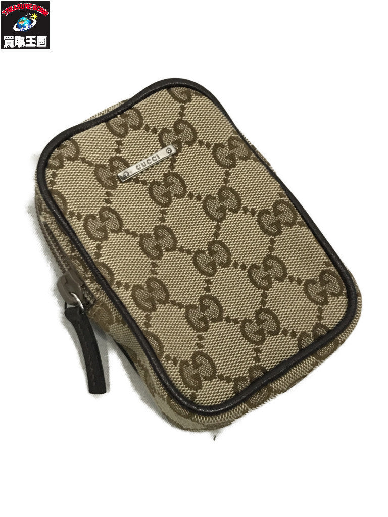 GUCCI GGキャンバス シガレットケース