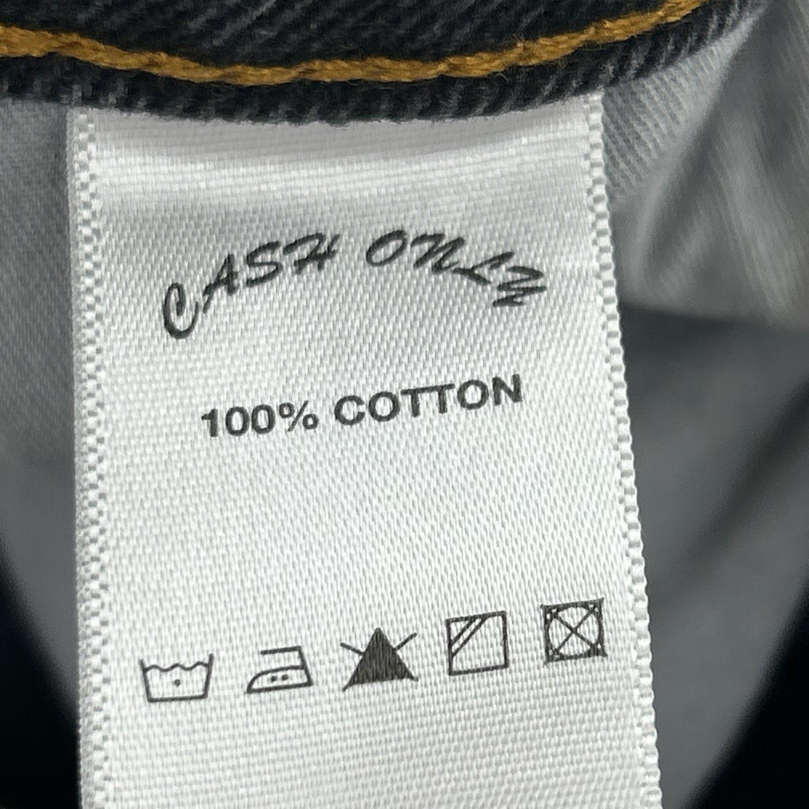 デニムパンツ CASHONLY ﾃﾞﾆﾑﾜｲﾄﾞﾊﾟﾝﾂ (W36) ブラック
