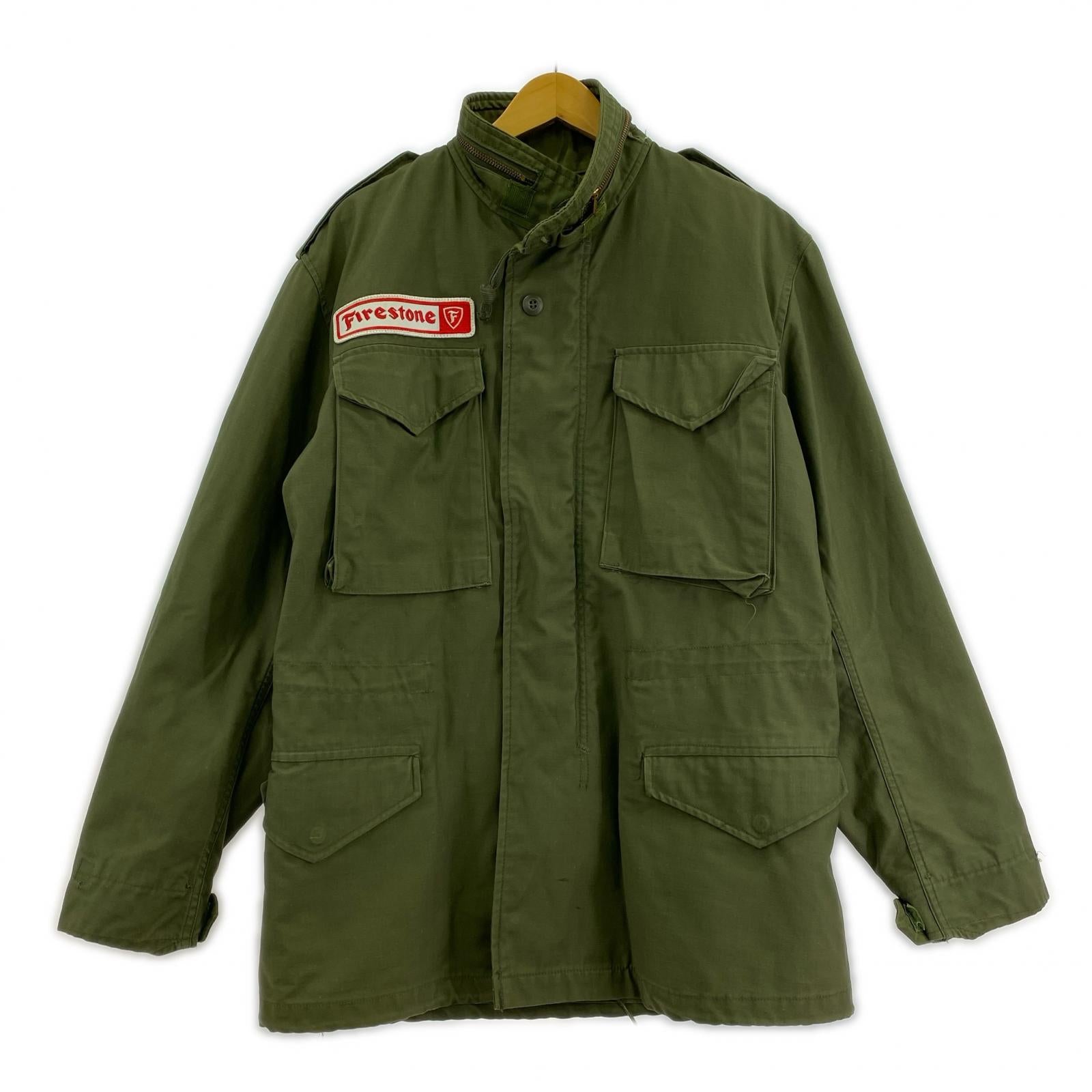 ジャケット 75年製 M-65 3rd フィールドジャケット (S) 緑 S グリーン