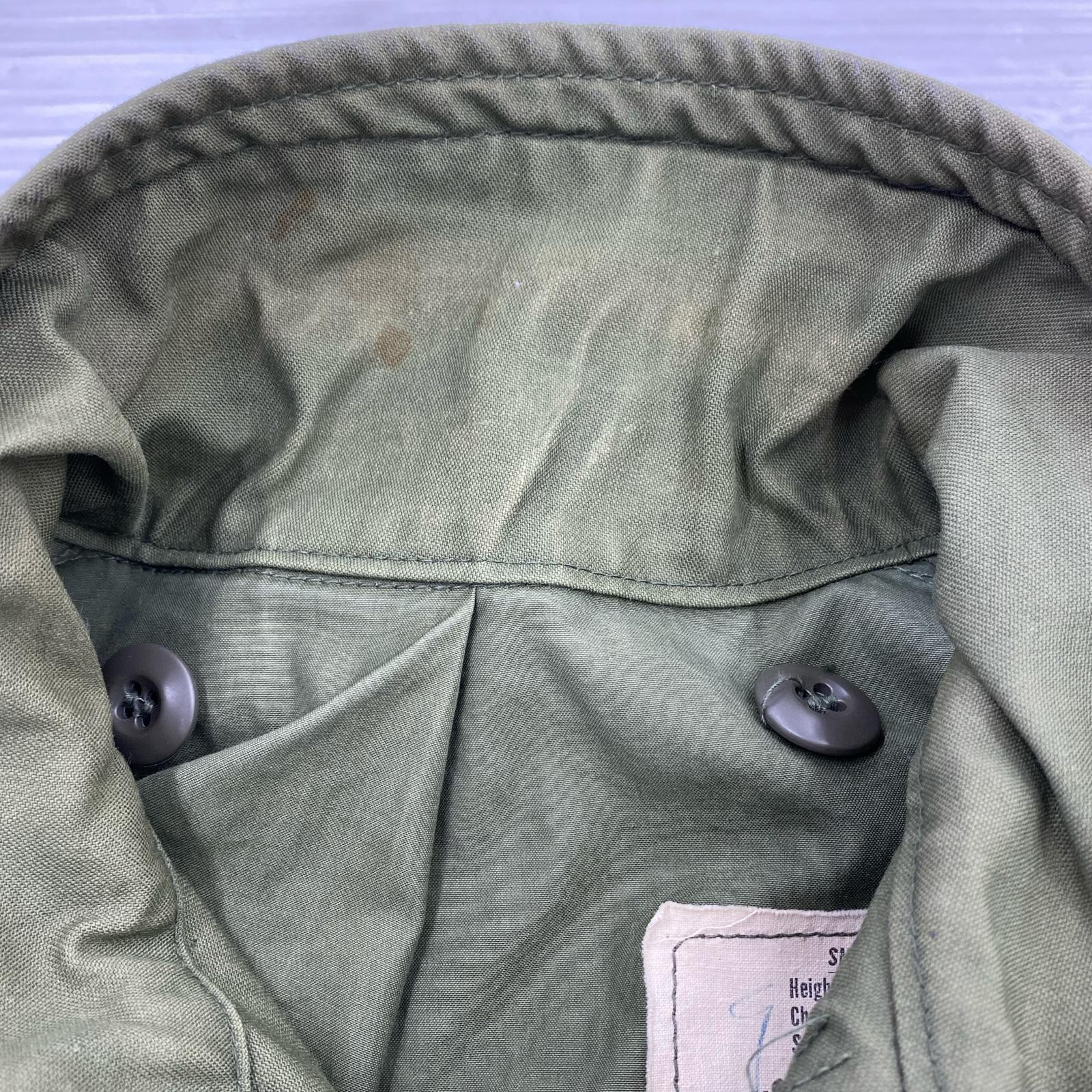 ジャケット 75年製 M-65 3rd フィールドジャケット (S) 緑 S グリーン