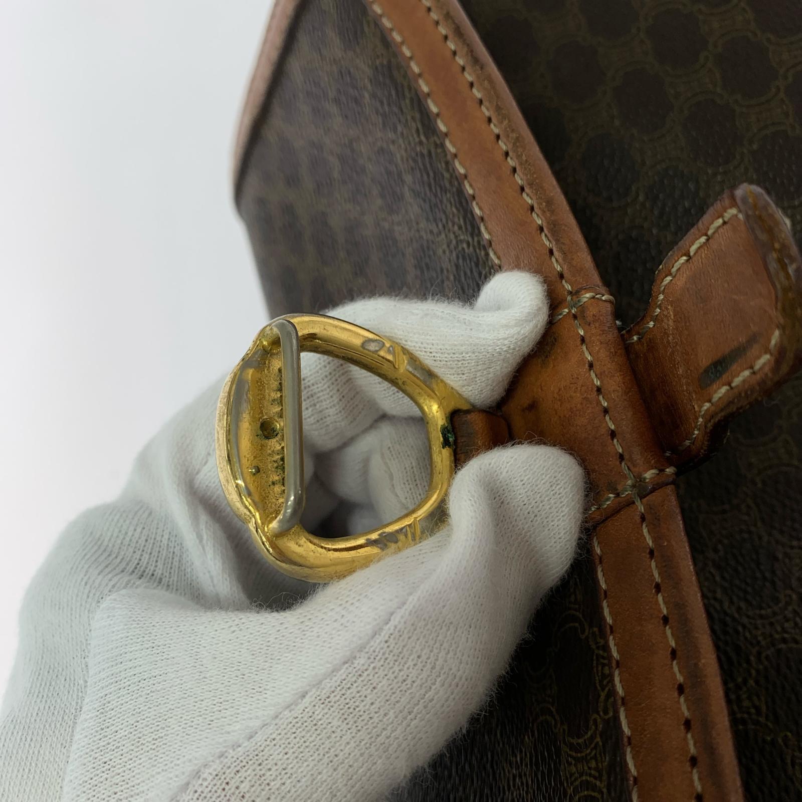 CELINE オールド マカダム柄 ショルダーバッグ