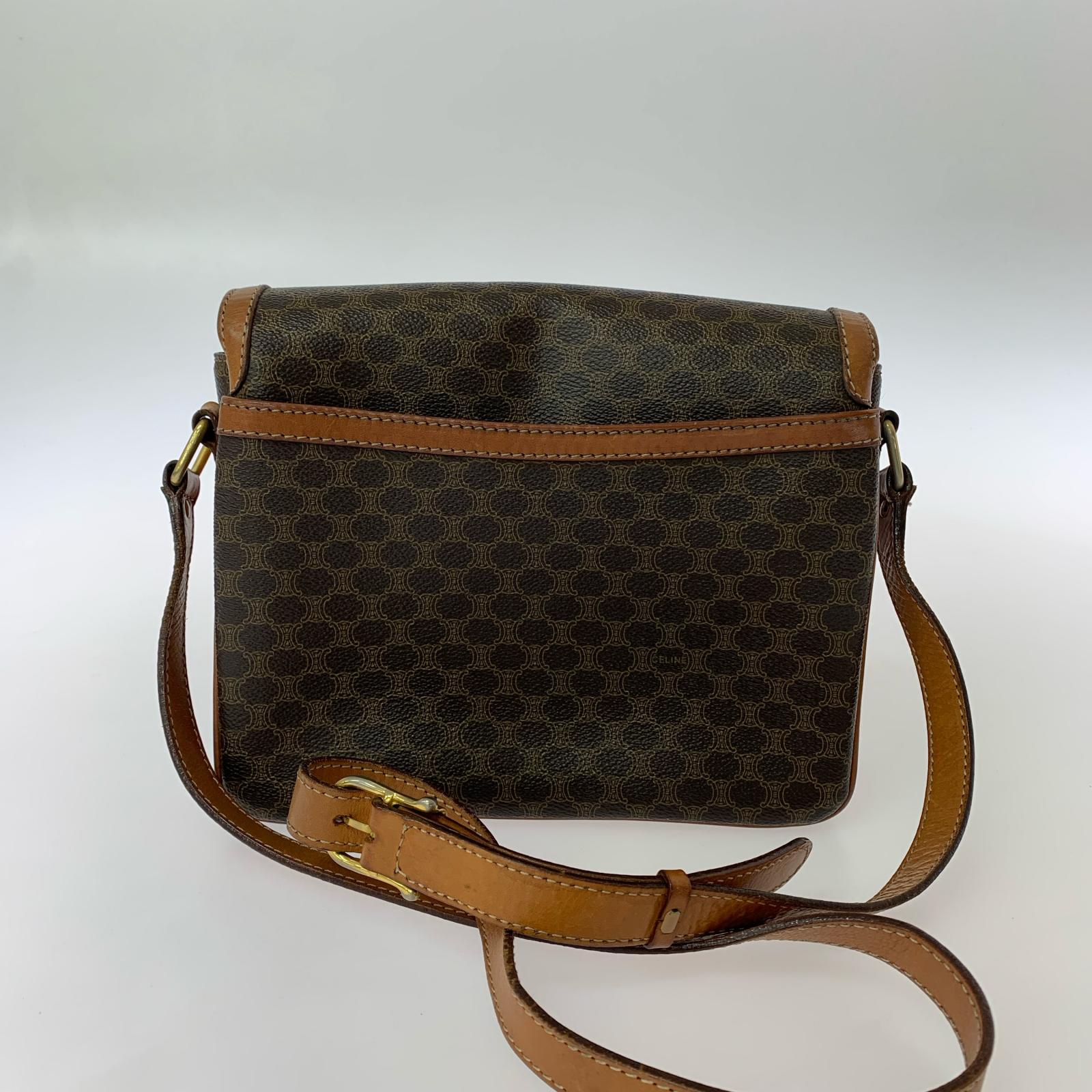 CELINE オールド マカダム柄 ショルダーバッグ