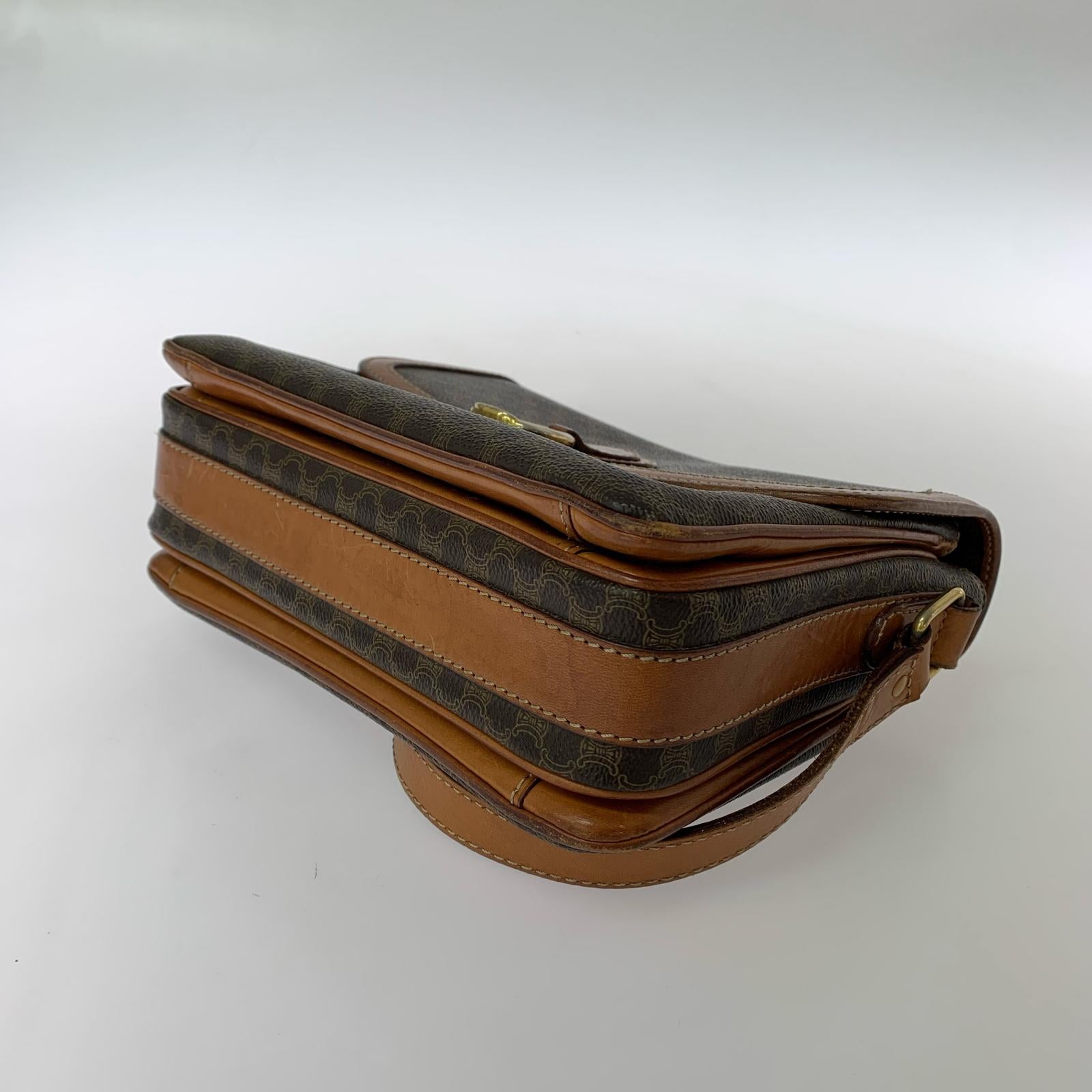 CELINE オールド マカダム柄 ショルダーバッグ
