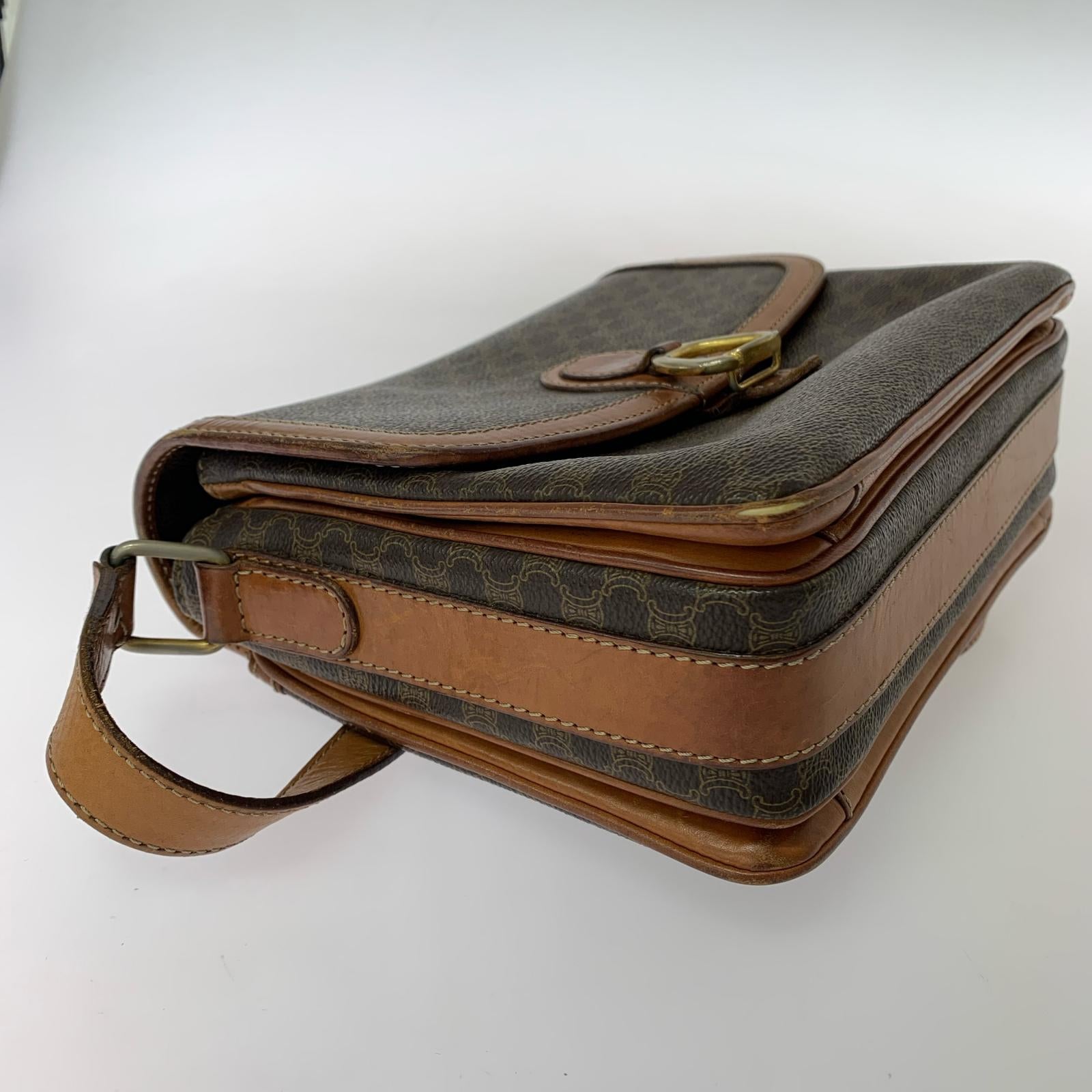 CELINE オールド マカダム柄 ショルダーバッグ