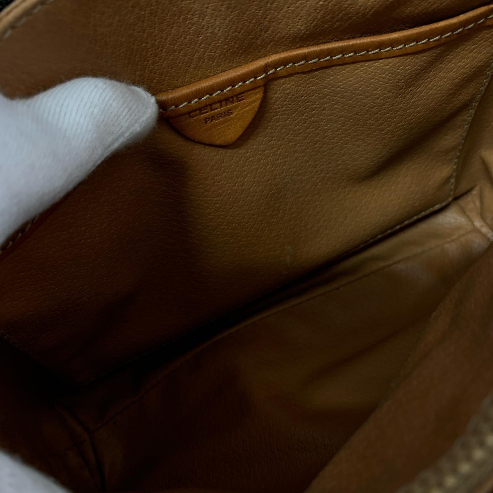 CELINE オールド マカダム柄 ショルダーバッグ