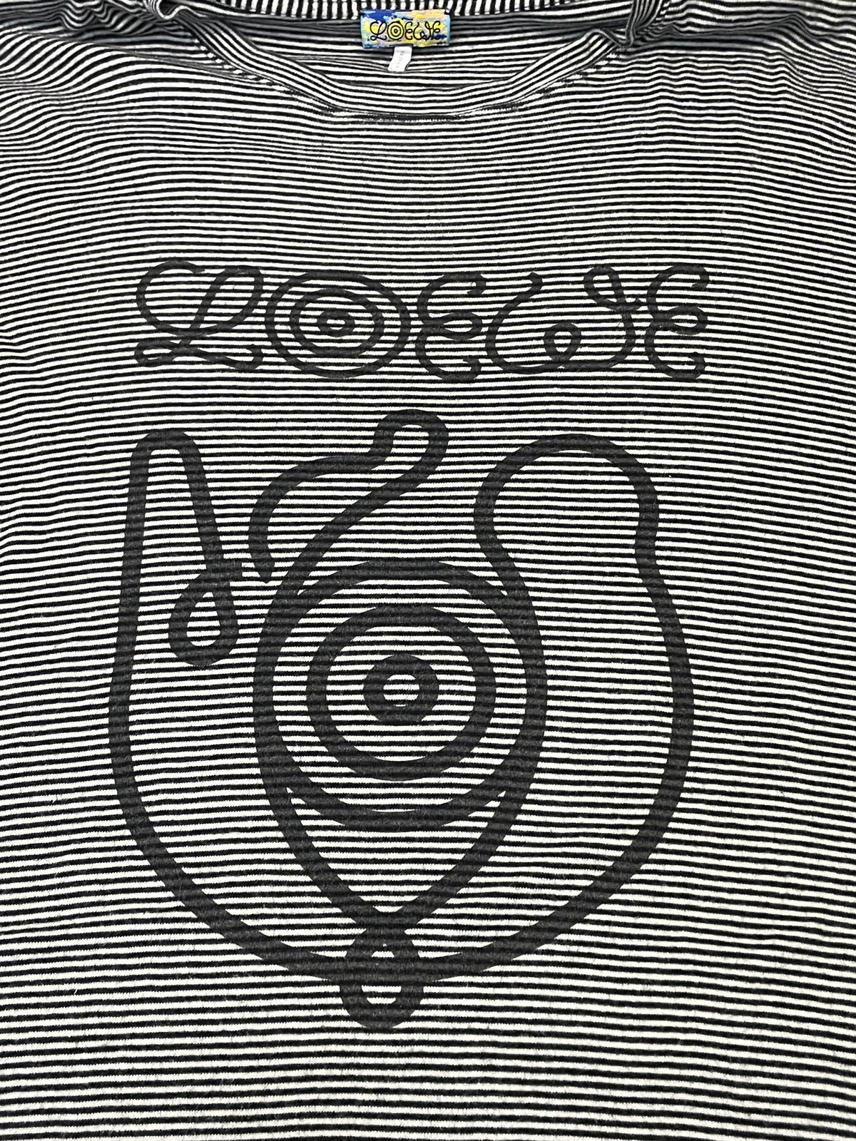 LOEWE 20SS Eye LOEWE Nature Stripe Cropped T-Shirt ボーダーTee M
