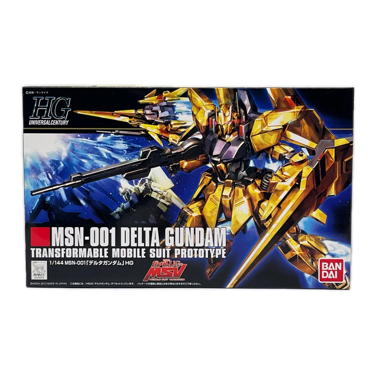 1/144 HGUC MSN-001 デルタガンダム 機動戦士ガンダムUC MSV BANDAI SPIRITS（バンダイスピリッツ） ガンプラ