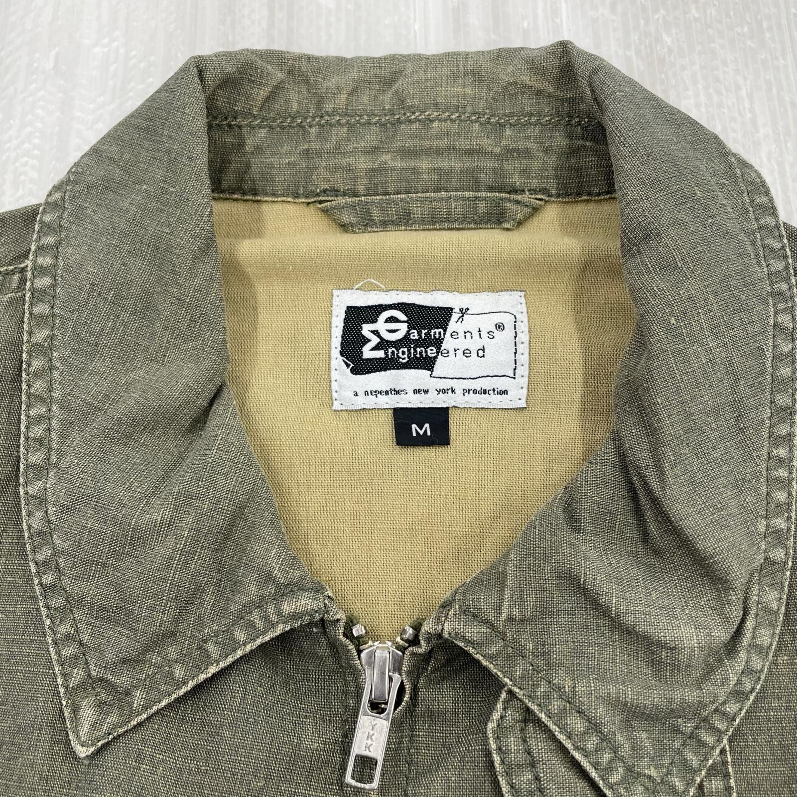 ジャケット リネンタンカースジャケット OLV (M) M