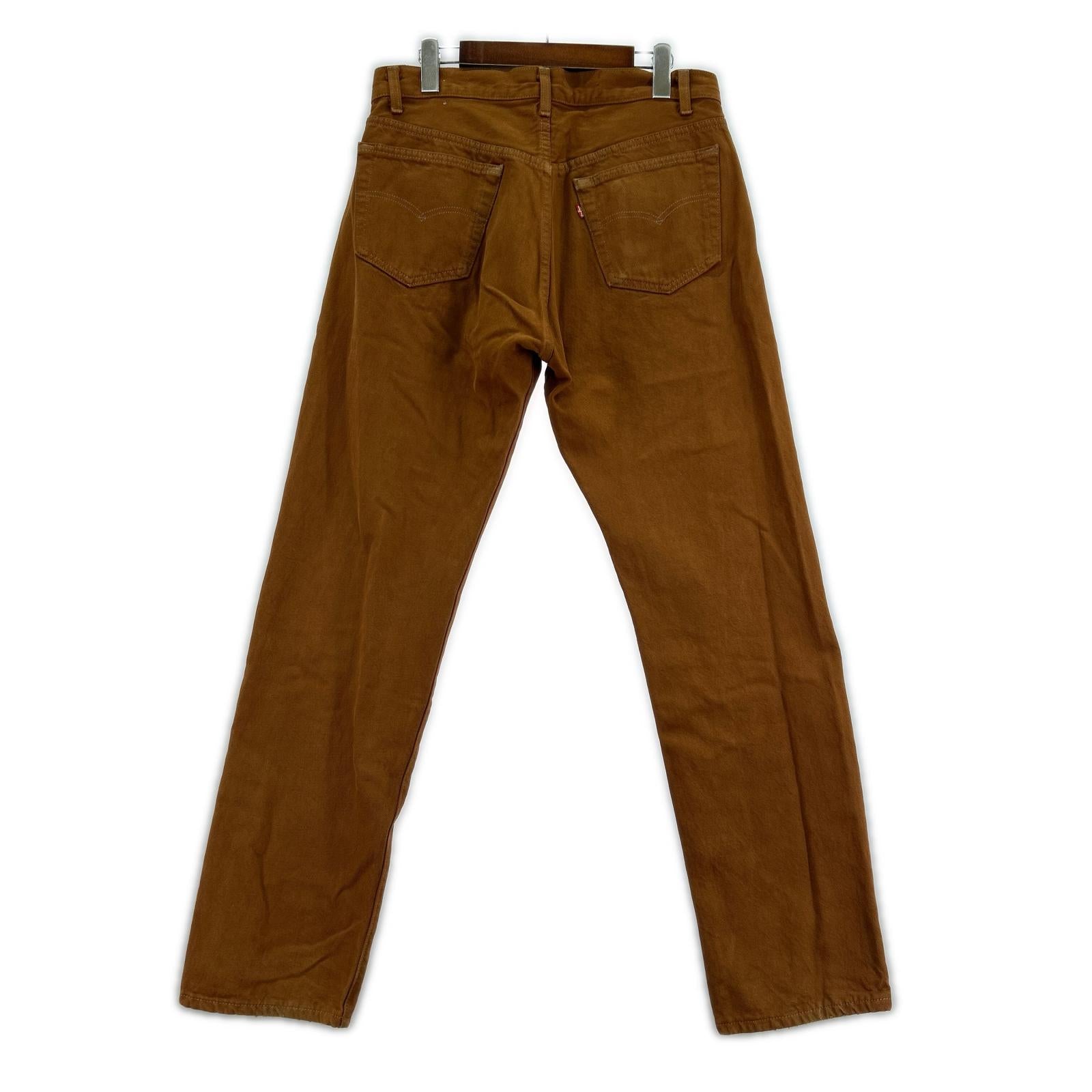デニムパンツ 80s USA製 -31 ブラウン