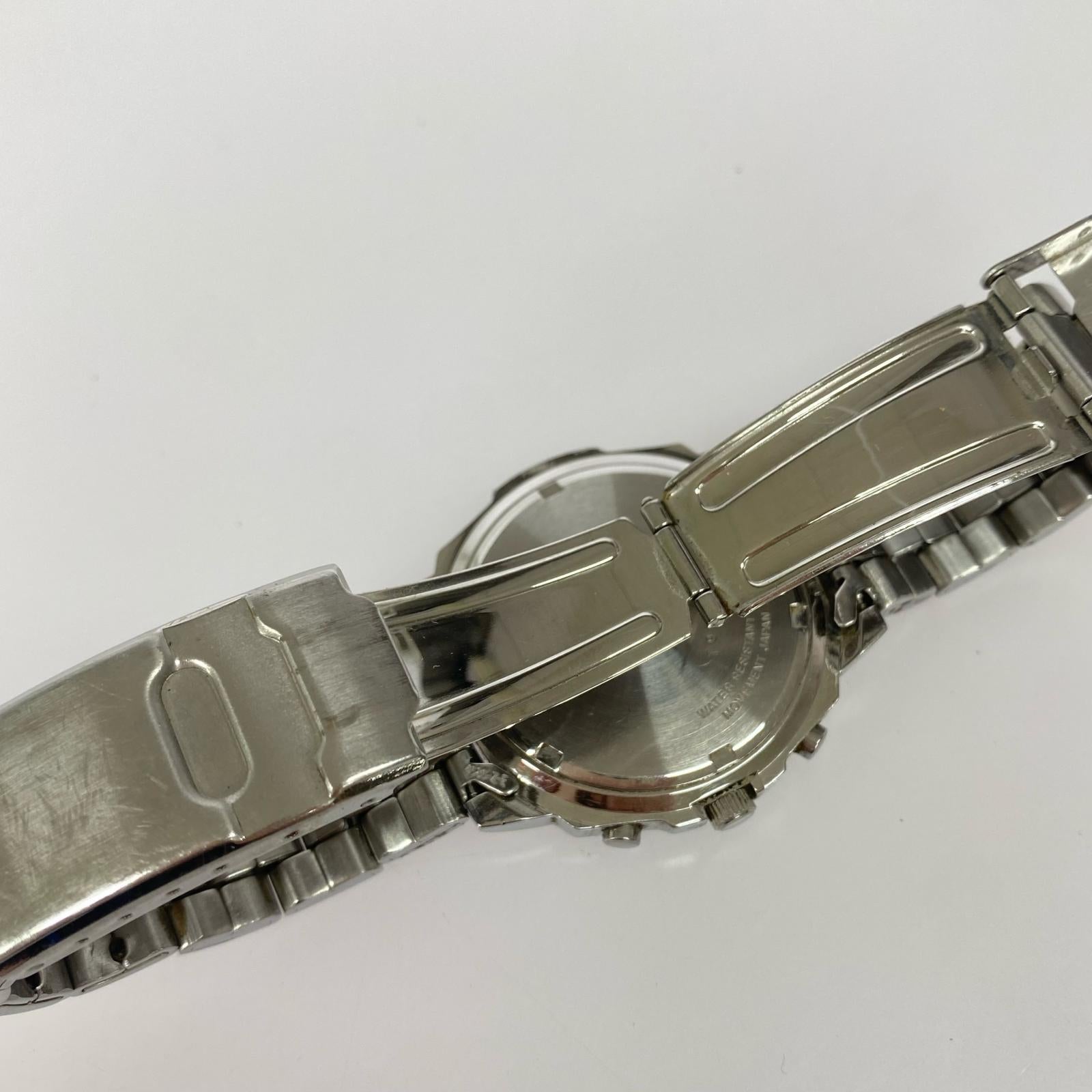 その他アクセサリー クロノグラフ ステンレス クオーツ ブルー