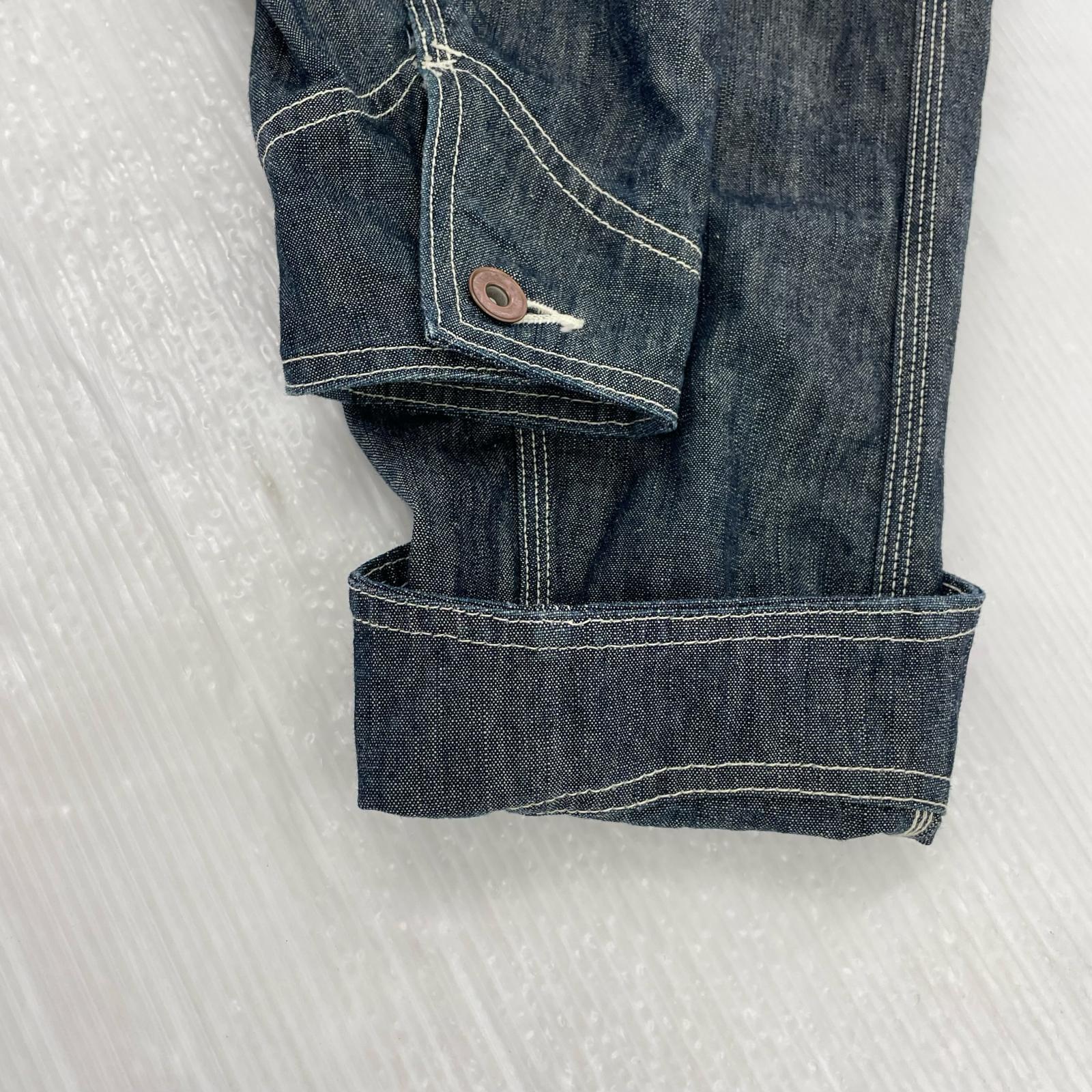 デニムジャケット 児島 HIGH ROCK カバーオール M M ネイビー